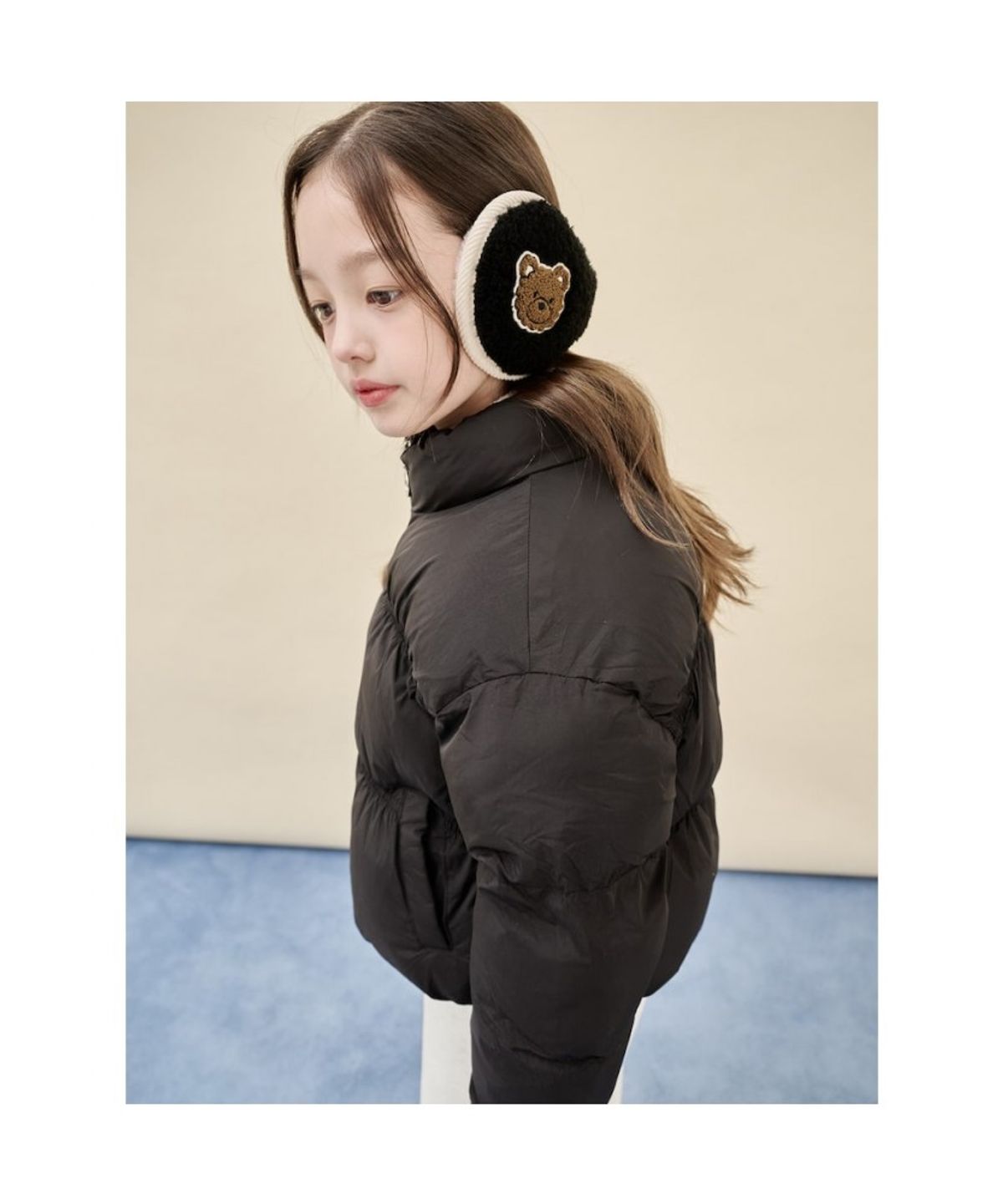 빈폴 키즈(BEANPOLE KIDS) 여아 볼륨 패딩 점퍼  블랙 (BI5938G035) (BI5938G035)