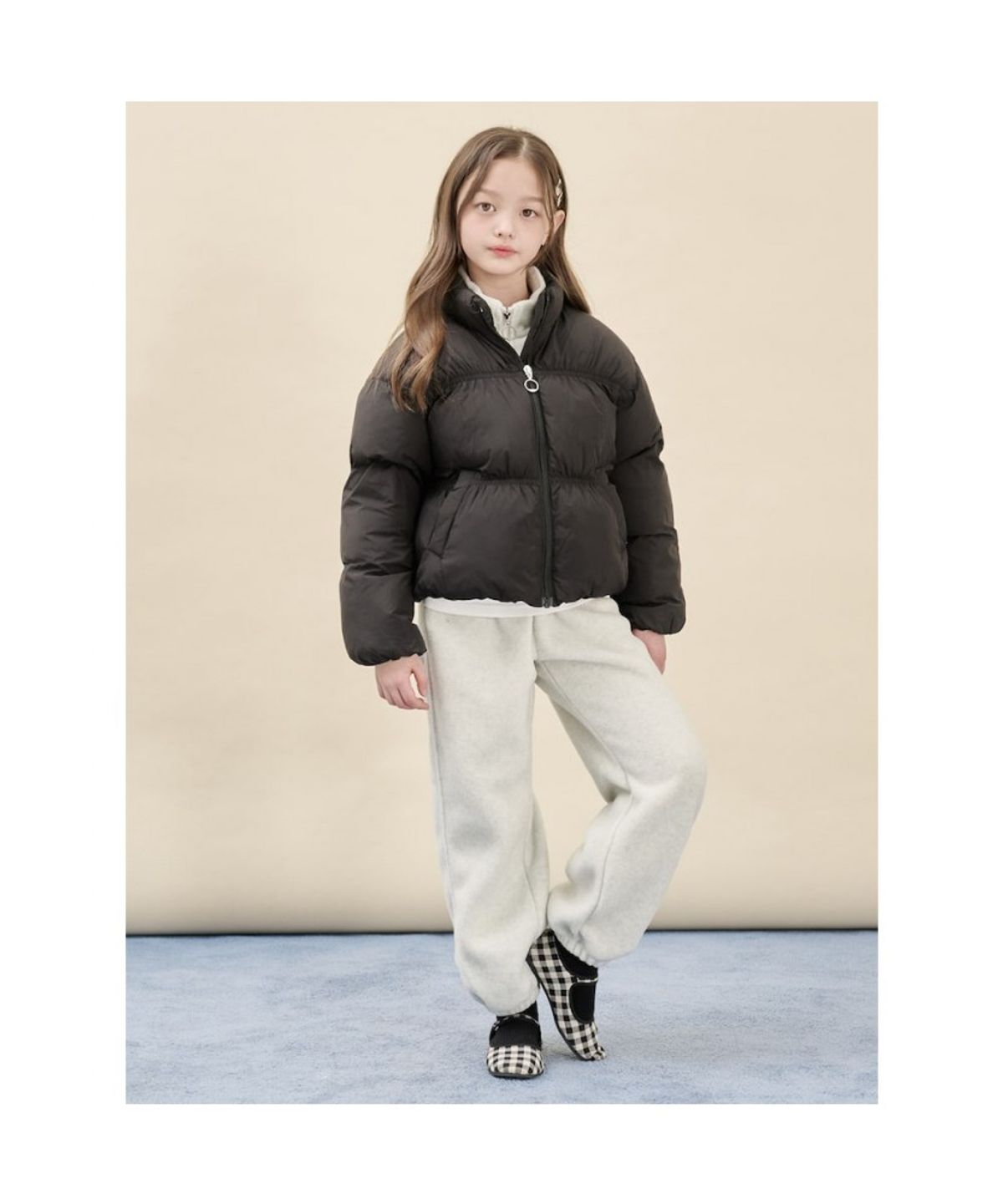 빈폴 키즈(BEANPOLE KIDS) 여아 볼륨 패딩 점퍼  블랙 (BI5938G035) (BI5938G035)