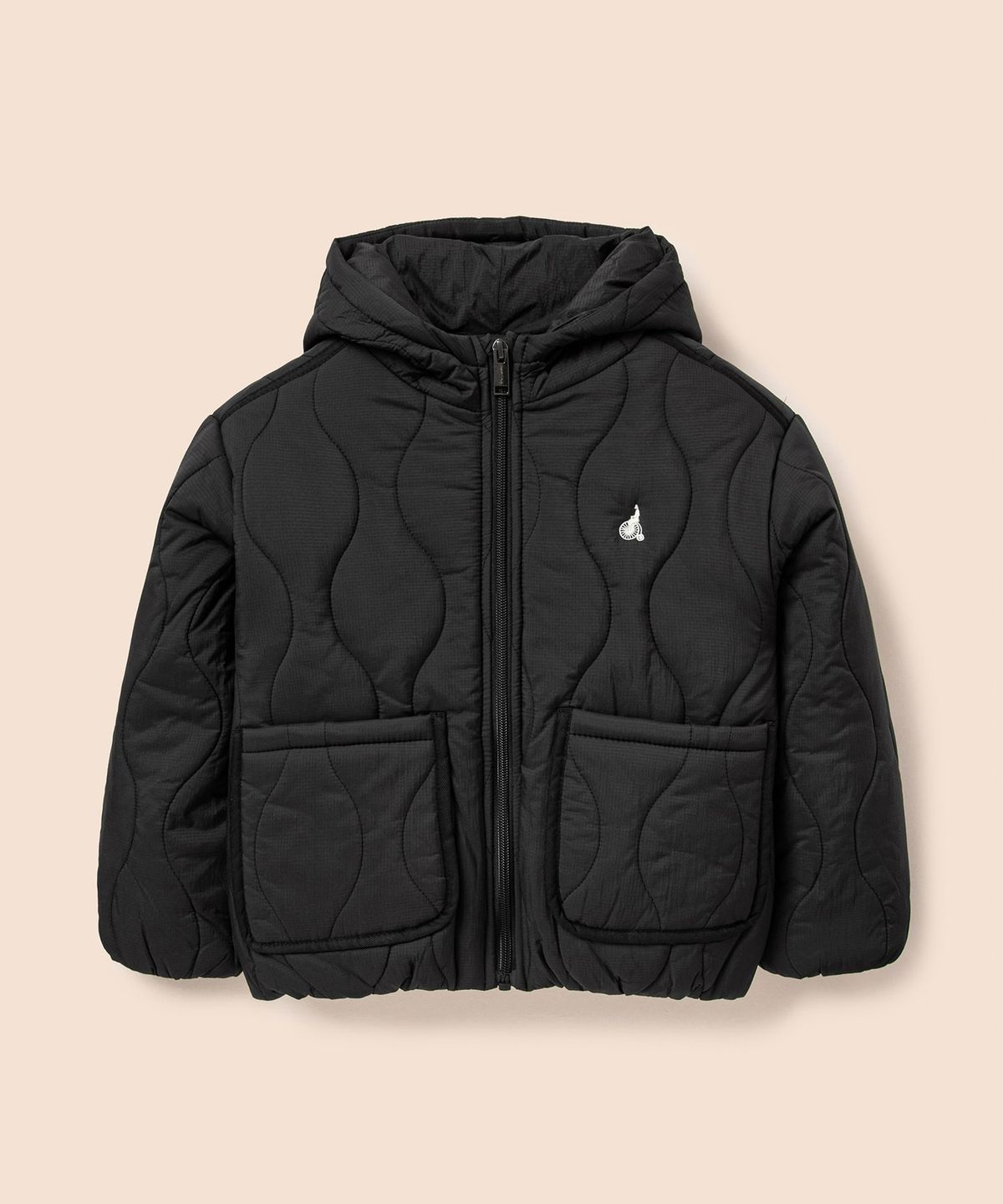 빈폴 키즈(BEANPOLE KIDS) 항아리 퀼팅 후드 패딩 점퍼  블랙 (BI5938U045) (BI5938U045)