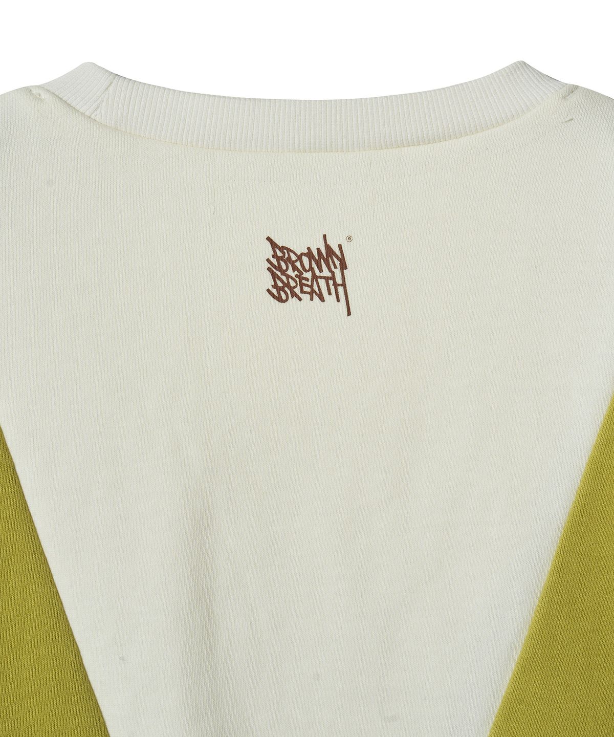 브라운브레스 키즈(BROWNBREATH KIDS) KIDS GIRL V CREWNECK - LIME