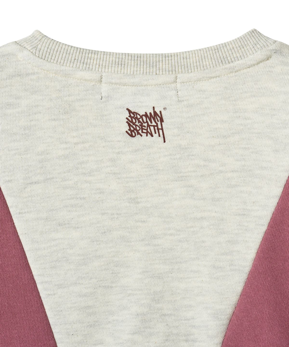 브라운브레스 키즈(BROWNBREATH KIDS) KIDS GIRL V CREWNECK - INDY PINK
