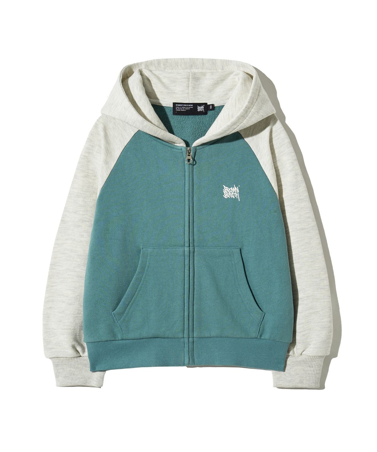 브라운브레스 키즈(BROWNBREATH KIDS) KIDS GIRL BB HOOD ZIP UP - MINT