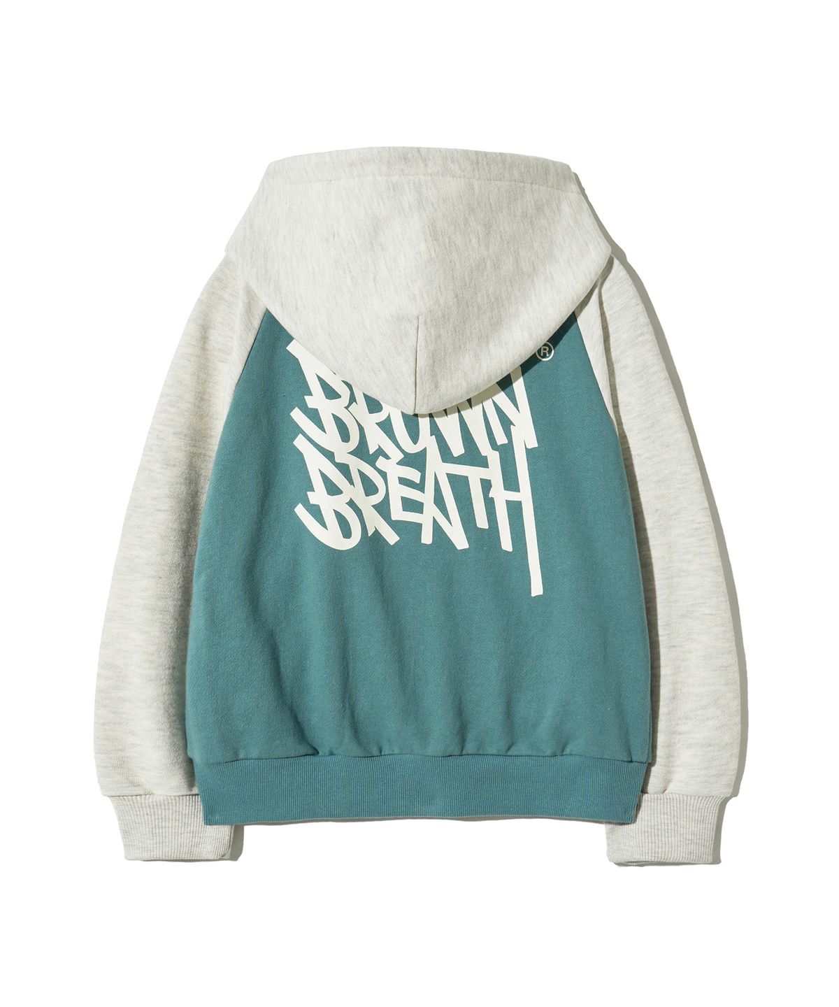 브라운브레스 키즈(BROWNBREATH KIDS) KIDS GIRL BB HOOD ZIP UP - MINT