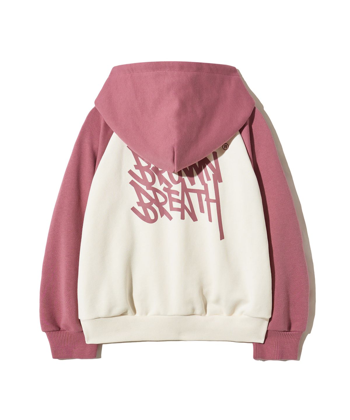 브라운브레스 키즈(BROWNBREATH KIDS) KIDS GIRL BB HOOD ZIP UP - INDY PINK
