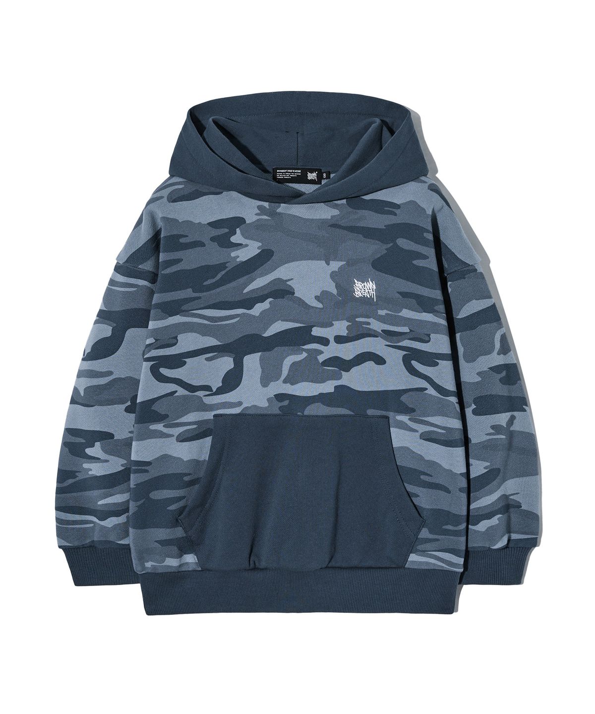 브라운브레스 키즈(BROWNBREATH KIDS) KIDS CAMO HOODIE - BLUE