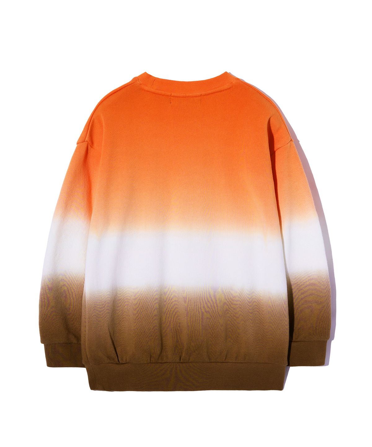 브라운브레스 키즈(BROWNBREATH KIDS) KIDS PIGMENT WAITING TAG CREWNECK - ORANGE