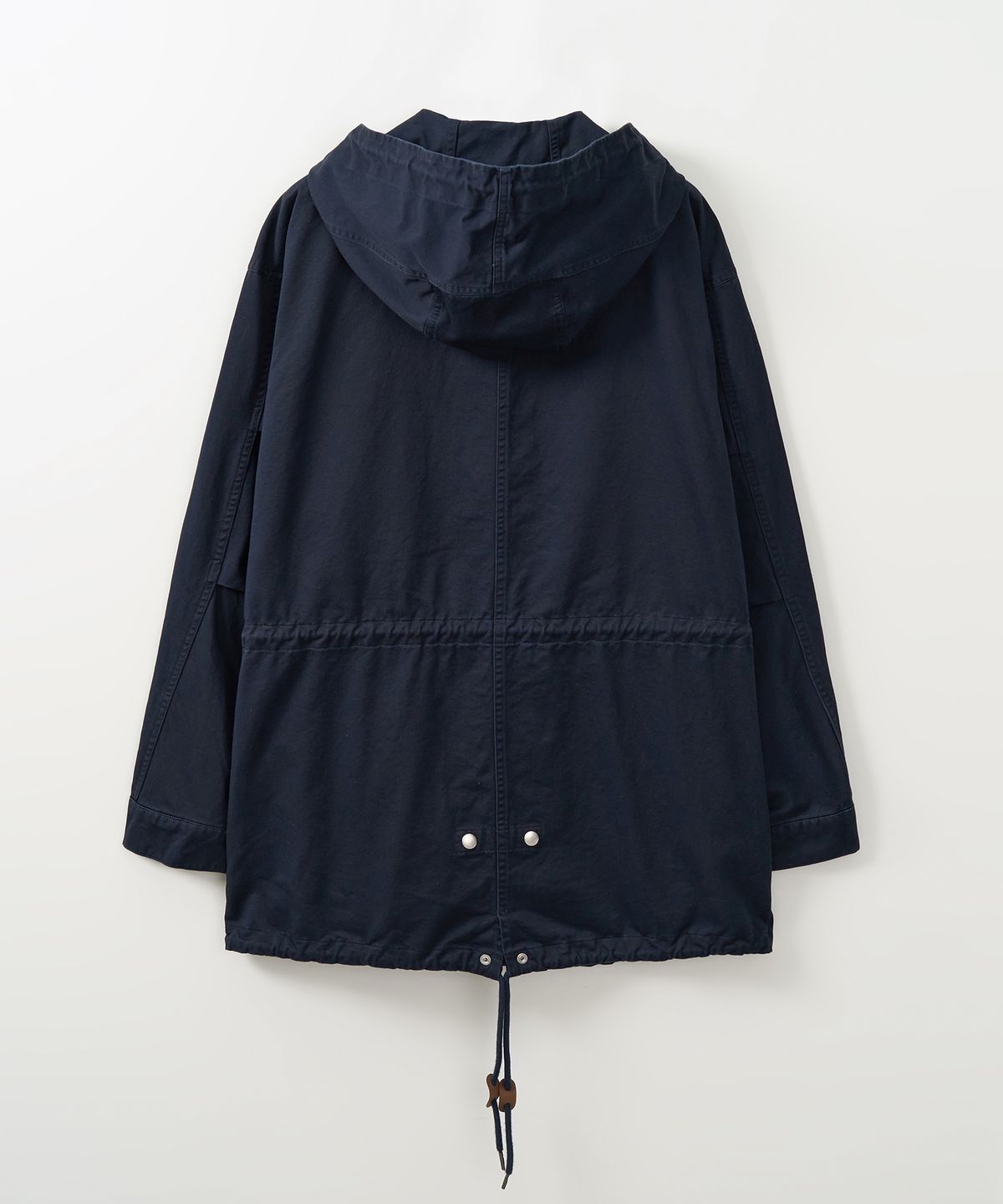 토피 우먼(TOFFEE WOMEN) W 워시드 M65 후드 피쉬테일 (NAVY)