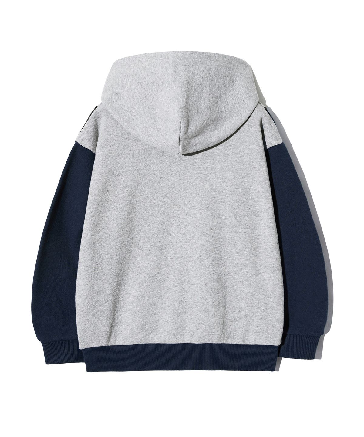 브라운브레스 키즈(BROWNBREATH KIDS) KIDS COLOR BLOCK HOODIE - M/GREY