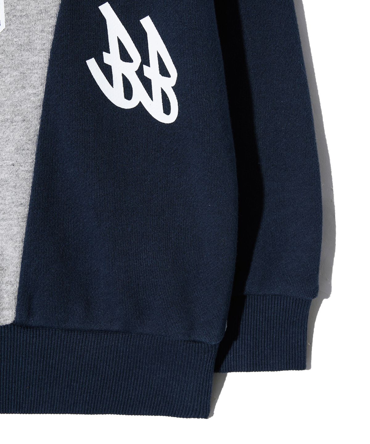 브라운브레스 키즈(BROWNBREATH KIDS) KIDS COLOR BLOCK HOODIE - M/GREY