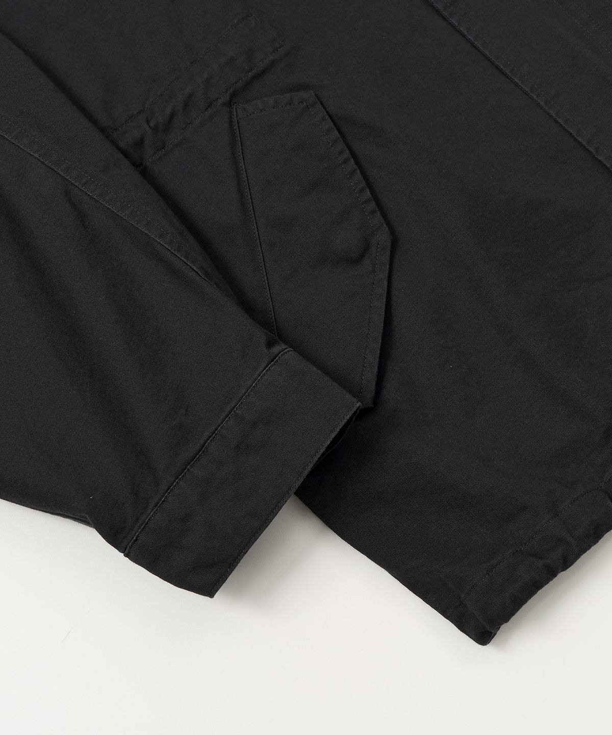 토피 우먼(TOFFEE WOMEN) W 워시드 M65 후드 피쉬테일 (BLACK)