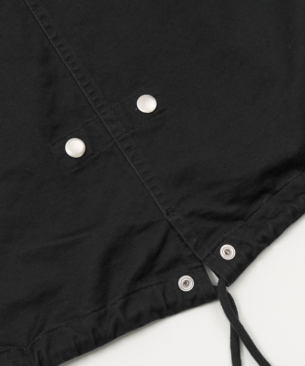 토피 우먼(TOFFEE WOMEN) W 워시드 M65 후드 피쉬테일 (BLACK)