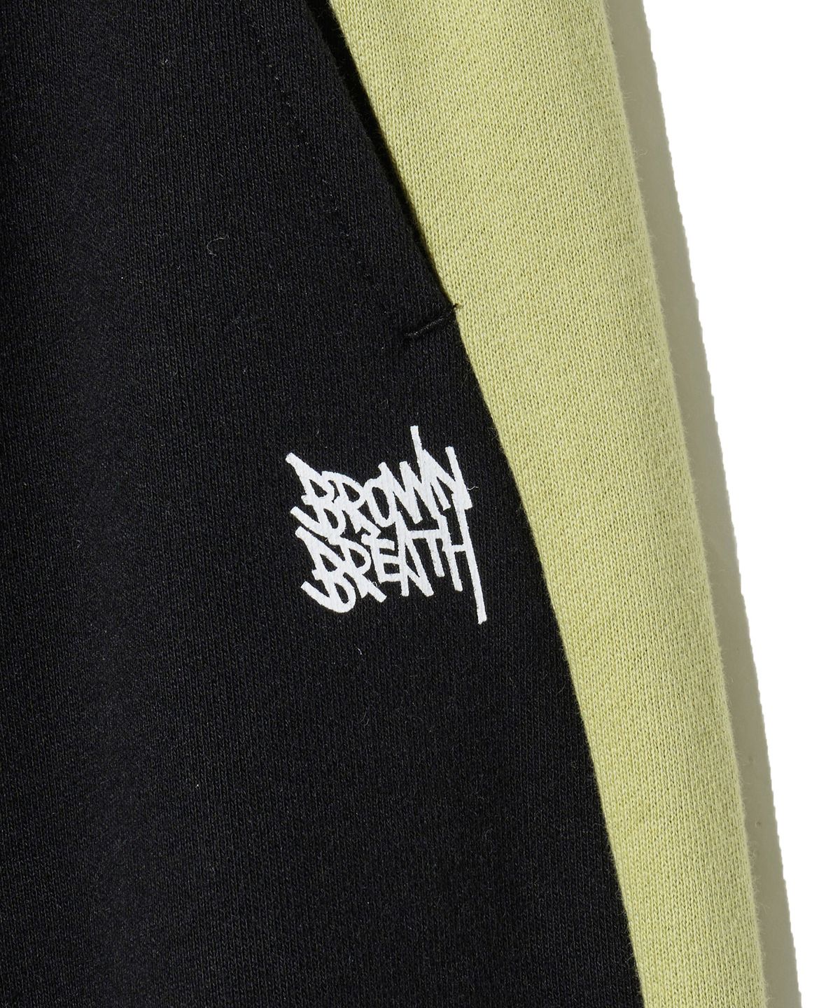 브라운브레스 키즈(BROWNBREATH KIDS) KIDS TAG COLOR BLOCK SWEATPANTS - BLACK