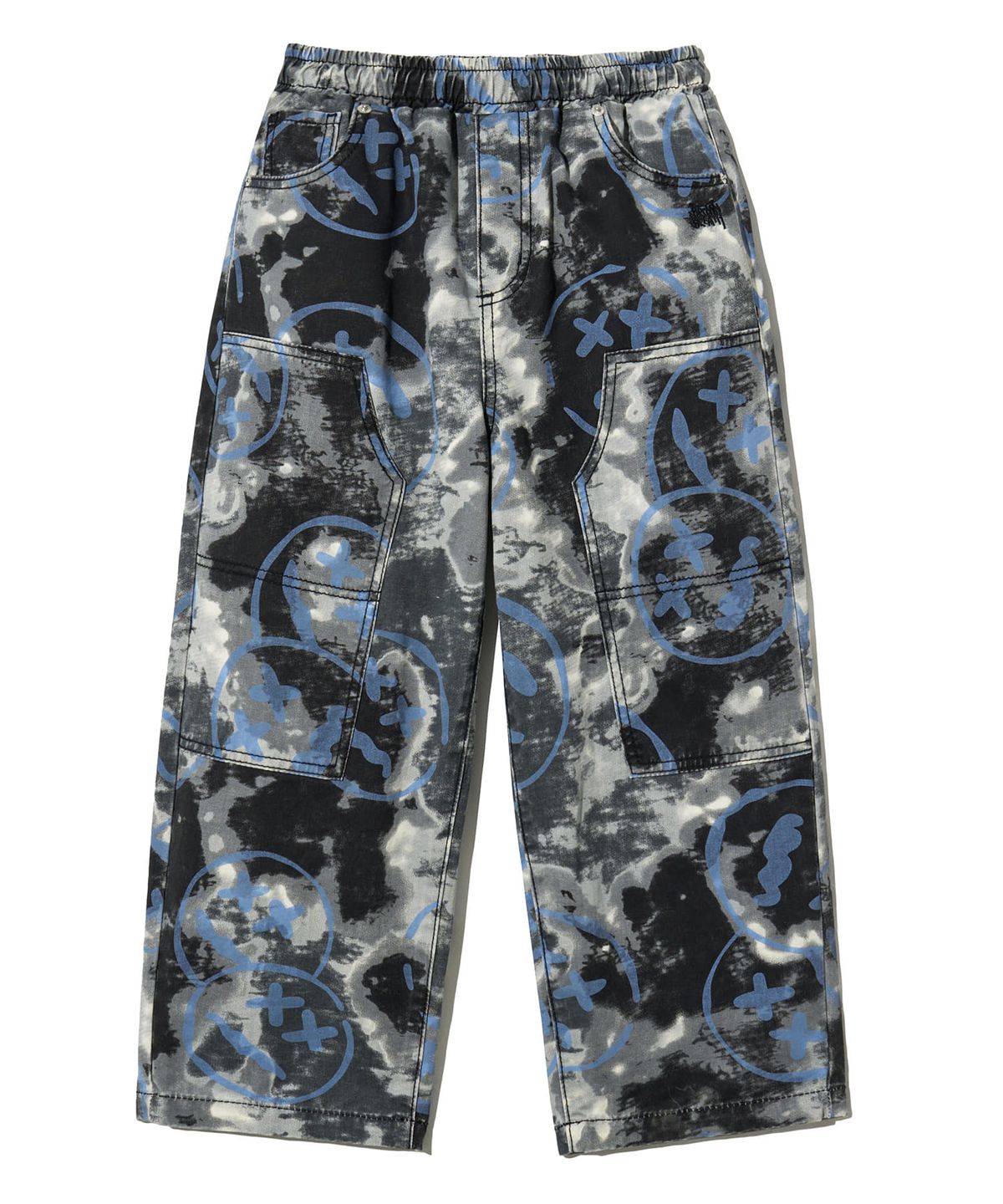 브라운브레스 키즈(BROWNBREATH KIDS) KIDS CAMO SMILE PANTS - DARK GREY