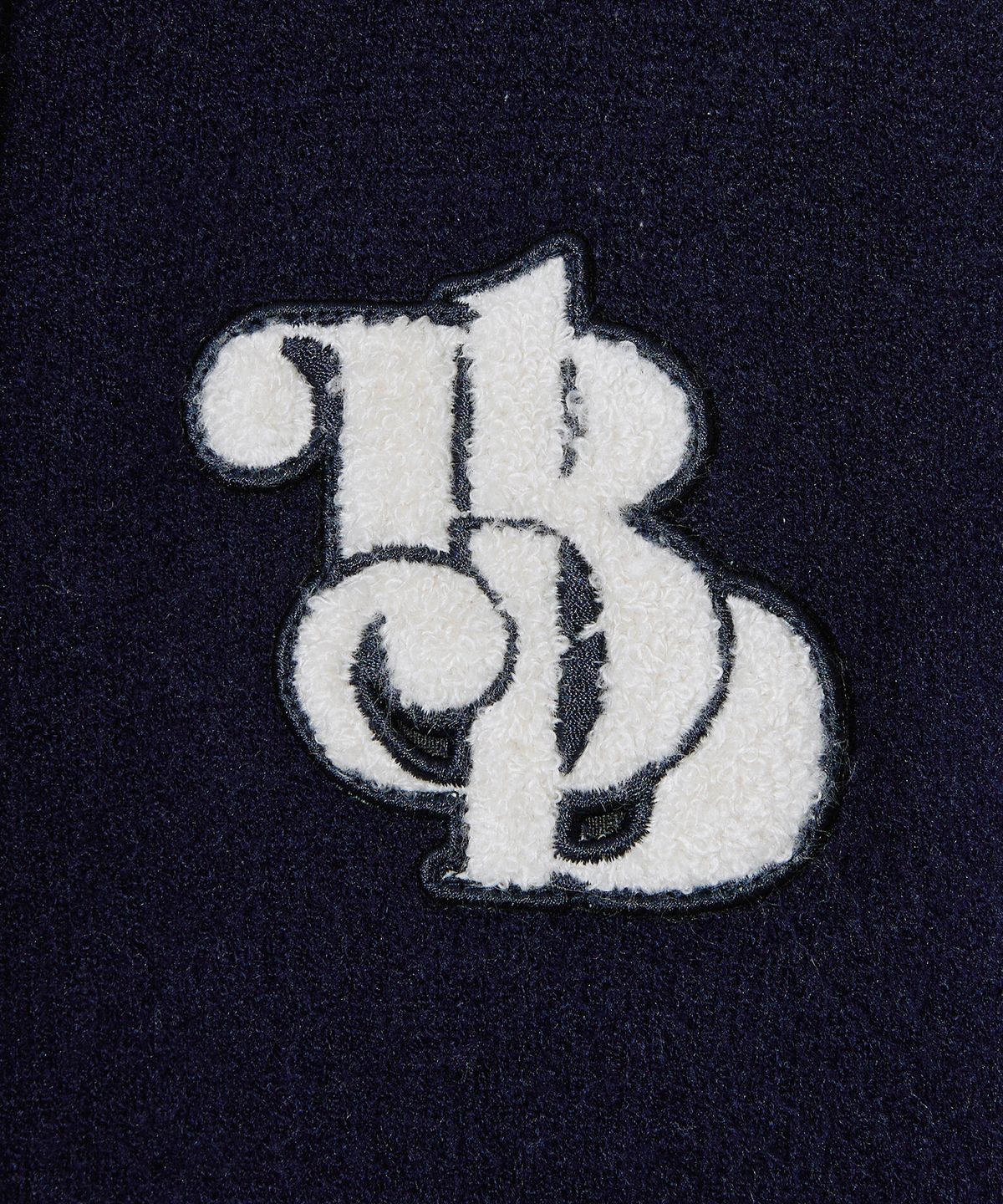 브라운브레스 키즈(BROWNBREATH KIDS) KIDS BASEBALL KNIT ZIP UP - NAVY