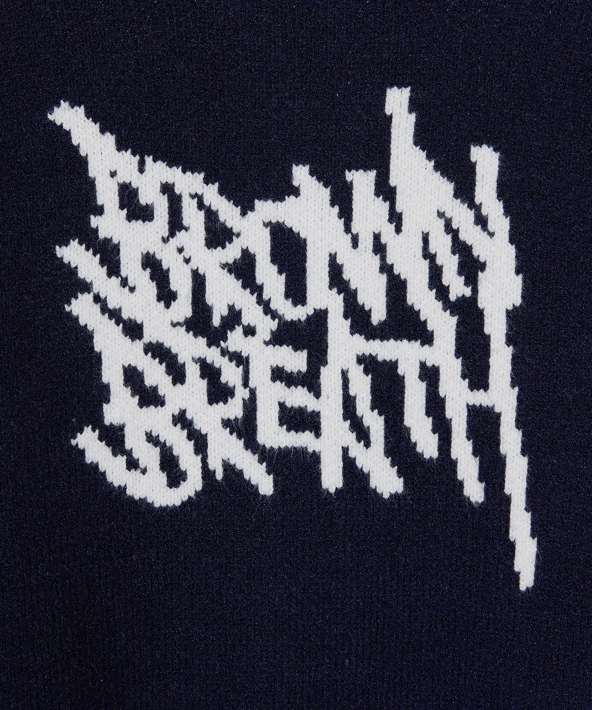 브라운브레스 키즈(BROWNBREATH KIDS) KIDS BASEBALL KNIT ZIP UP - NAVY
