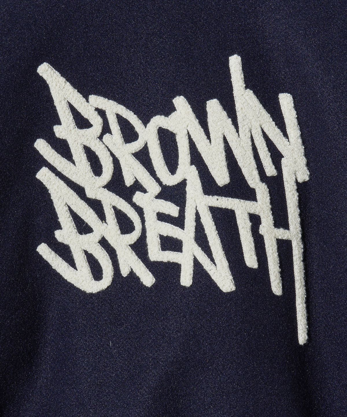 브라운브레스 키즈(BROWNBREATH KIDS) KIDS BB PATCHES VARSITY JACKET - NAVY