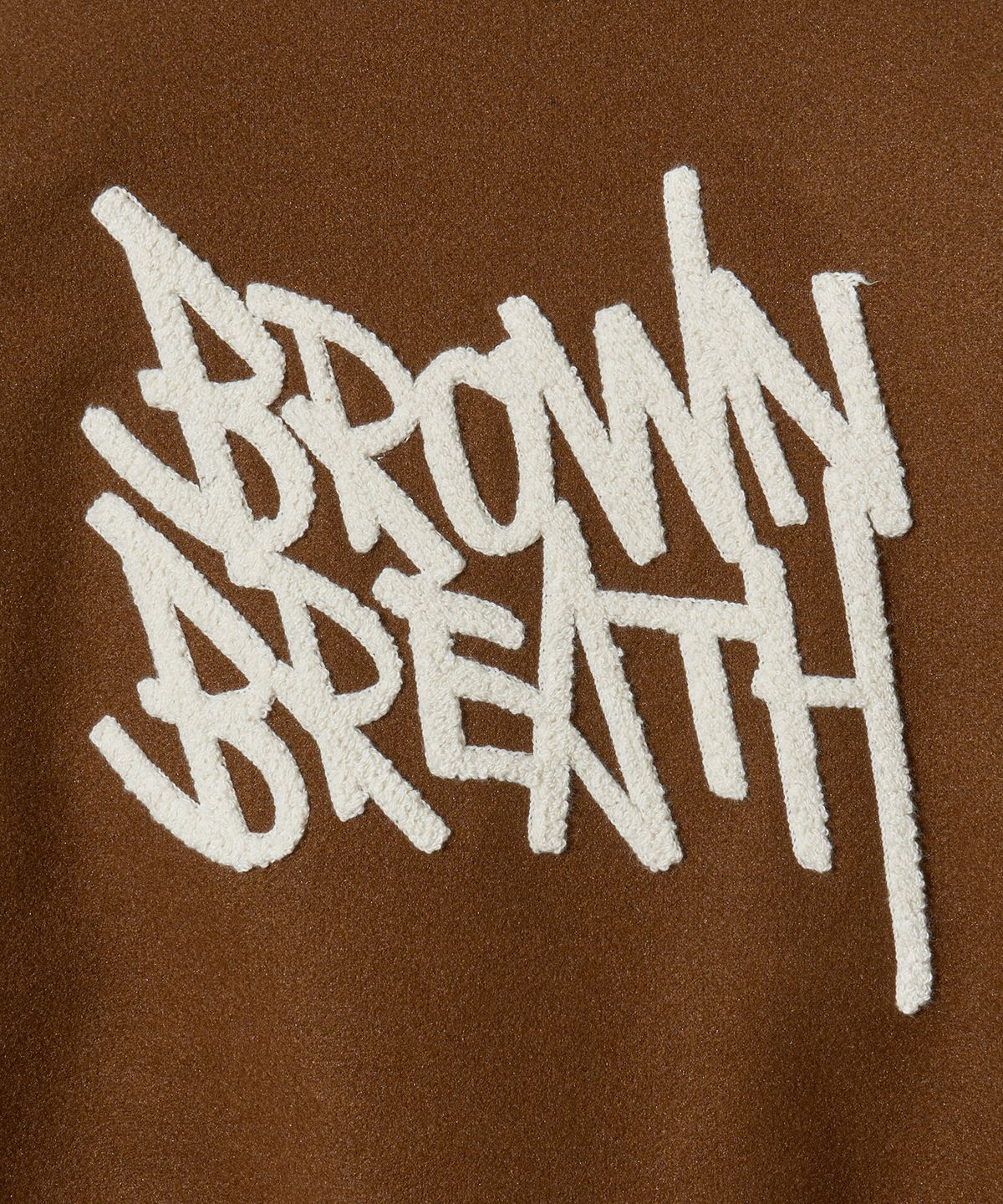 브라운브레스 키즈(BROWNBREATH KIDS) KIDS BB PATCHES VARSITY JACKET - BROWN
