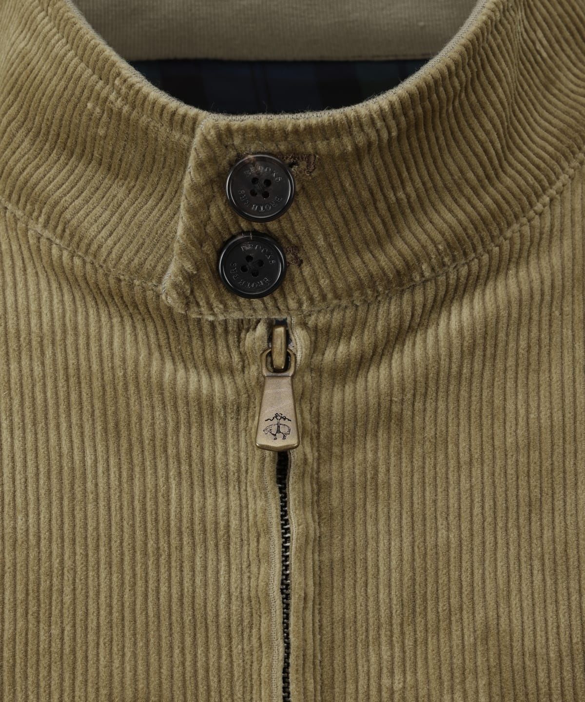 브룩스 브라더스(BROOKS BROTHERS) 코듀로이 헤링턴 점퍼 (베이지) (BBOTMBF302)