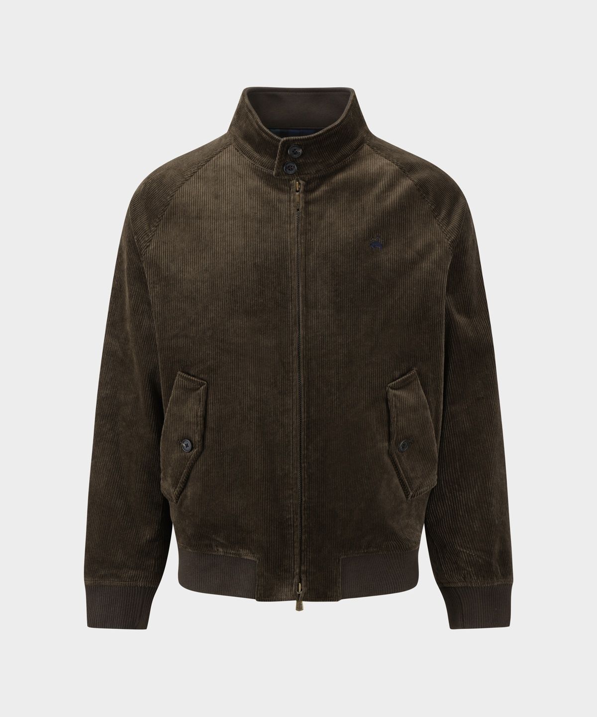 브룩스 브라더스(BROOKS BROTHERS) 코듀로이 헤링턴 점퍼 (브라운) (BBOTMBF302)