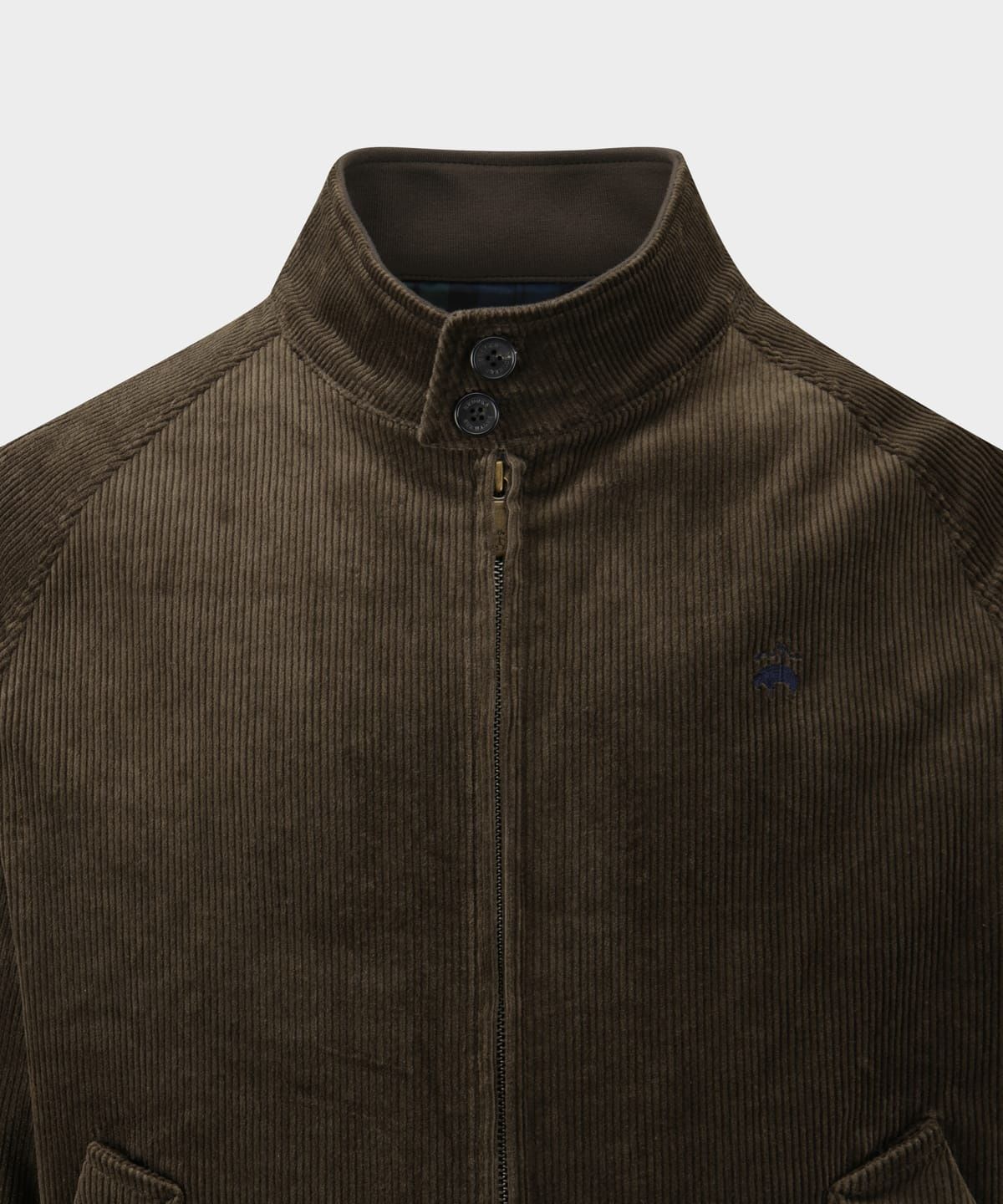 브룩스 브라더스(BROOKS BROTHERS) 코듀로이 헤링턴 점퍼 (브라운) (BBOTMBF302)