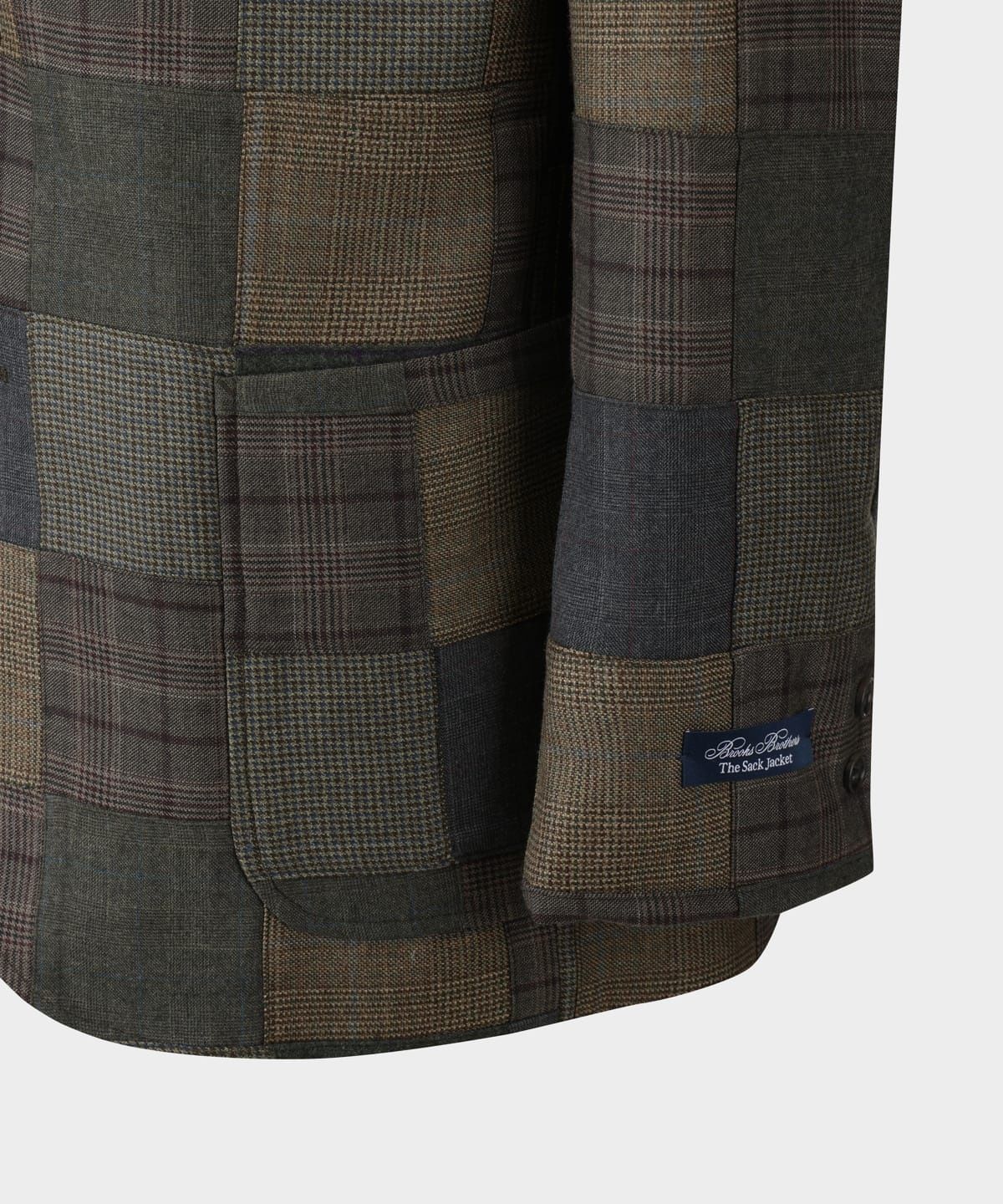 브룩스 브라더스(BROOKS BROTHERS) 울 패치워크 재킷 (멀티) (BBJSMMF405)