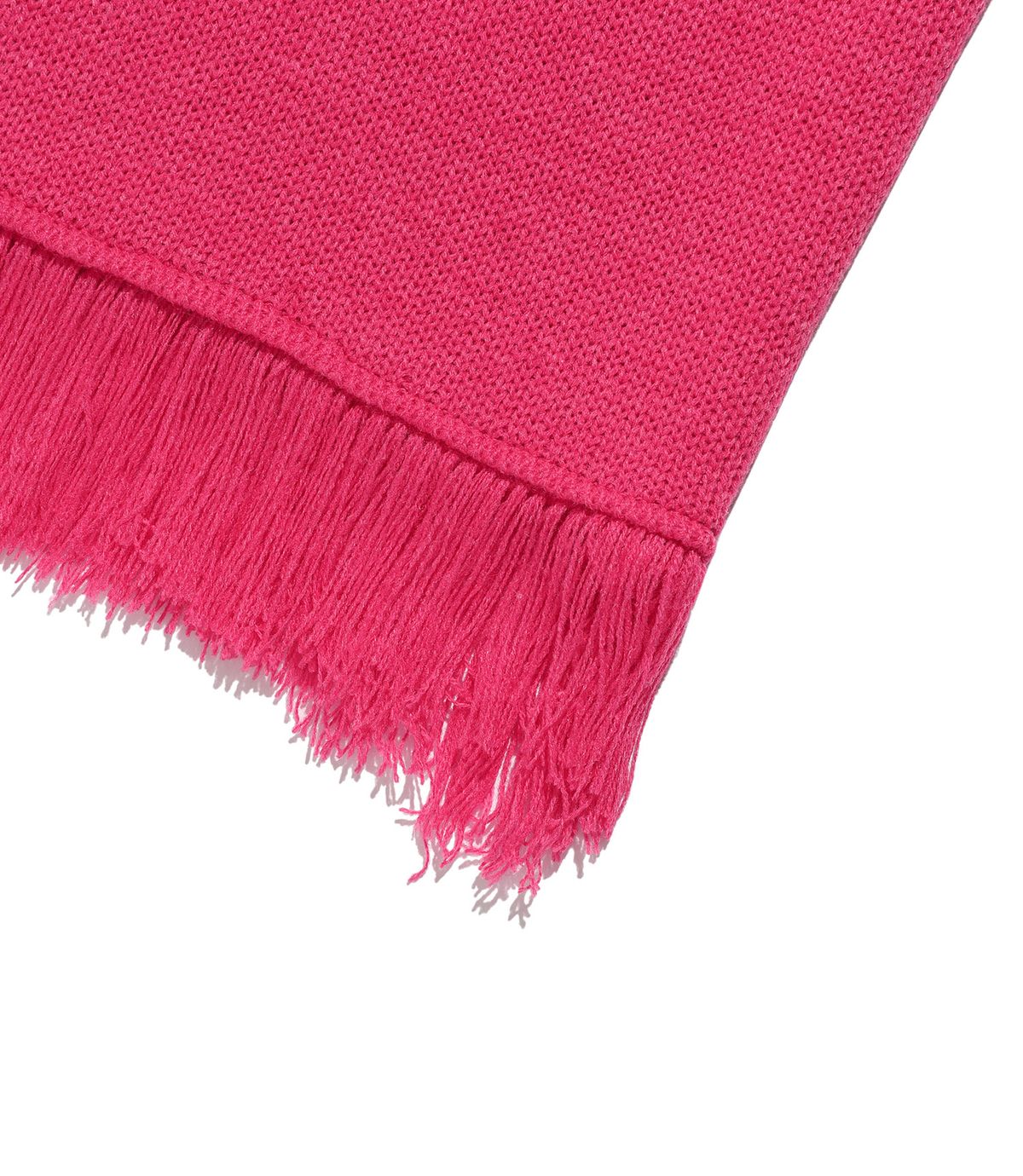 나이스고스트클럽(NICEGHOSTCLUB) GIRL GANG EYES FRINGED KNIT_PINK(NG2FFUK602A)