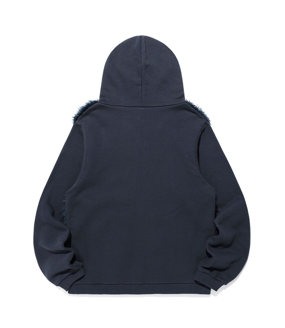 나이스고스트클럽(NICEGHOSTCLUB) FUR YETI HOODIE ZIP UP_NAVY(NG2FFUM490A)