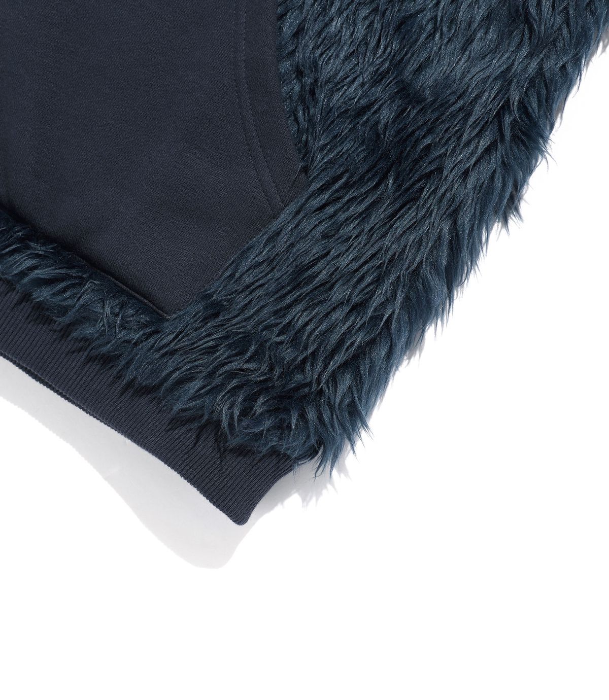 나이스고스트클럽(NICEGHOSTCLUB) FUR YETI HOODIE ZIP UP_NAVY(NG2FFUM490A)