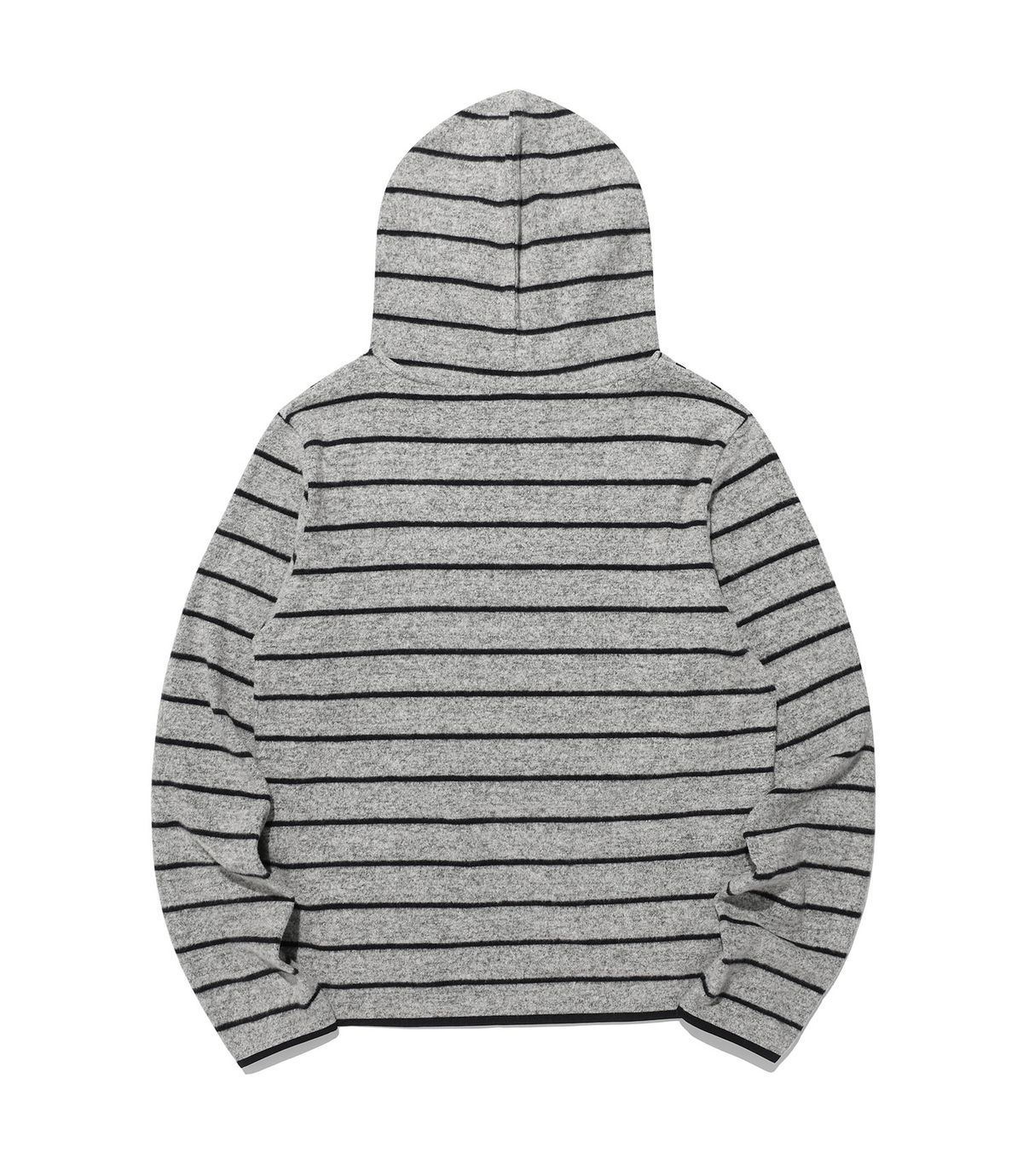 나이스고스트클럽(NICEGHOSTCLUB) STRIPE SLEEVELESS HOODIE_GREY(NG2FFFM401A)
