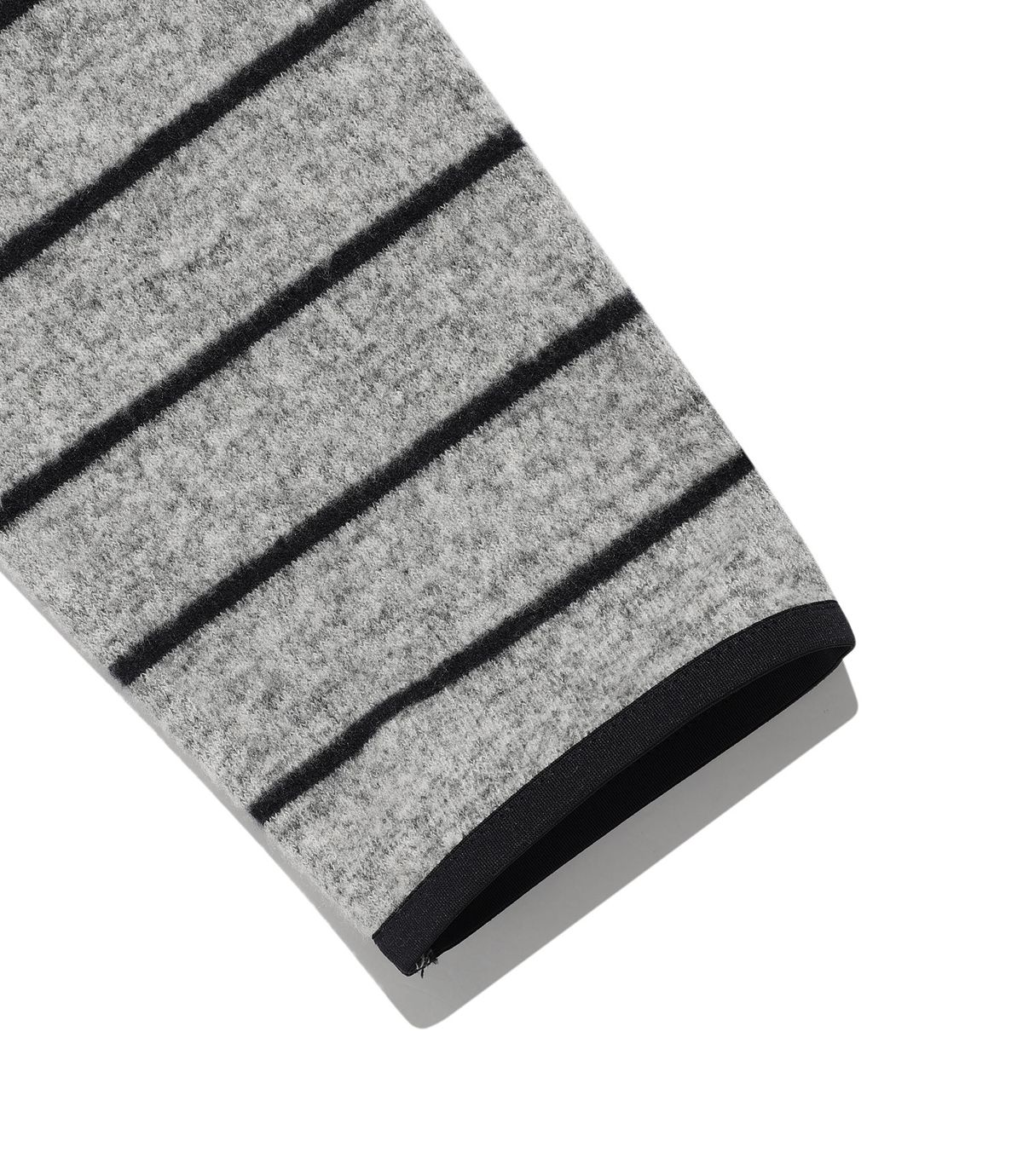 나이스고스트클럽(NICEGHOSTCLUB) STRIPE SLEEVELESS HOODIE_GREY(NG2FFFM401A)