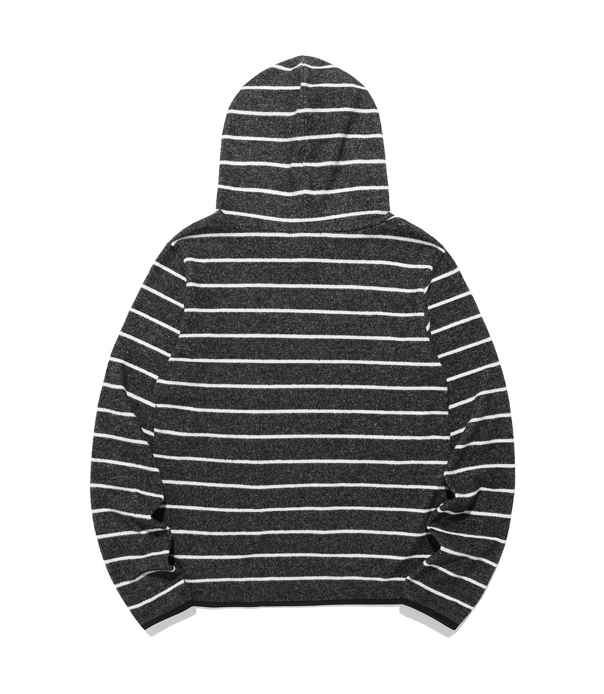 나이스고스트클럽(NICEGHOSTCLUB) STRIPE SLEEVELESS HOODIE_CHARCOAL(NG2FFFM401A)