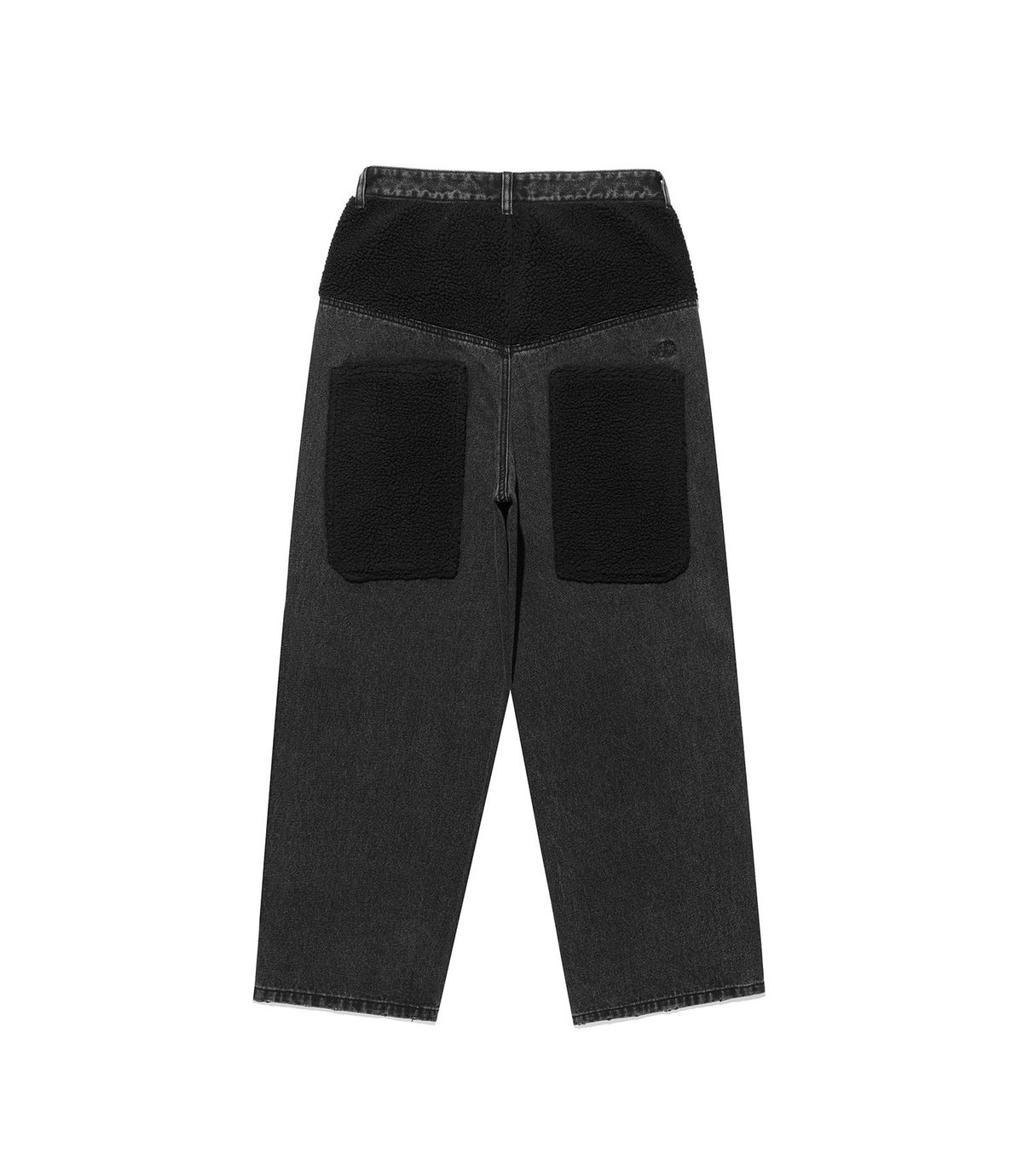 나이스고스트클럽(NICEGHOSTCLUB) SHERPA BIG POCKET JEANS_BLACK(NG2FFUD111A)