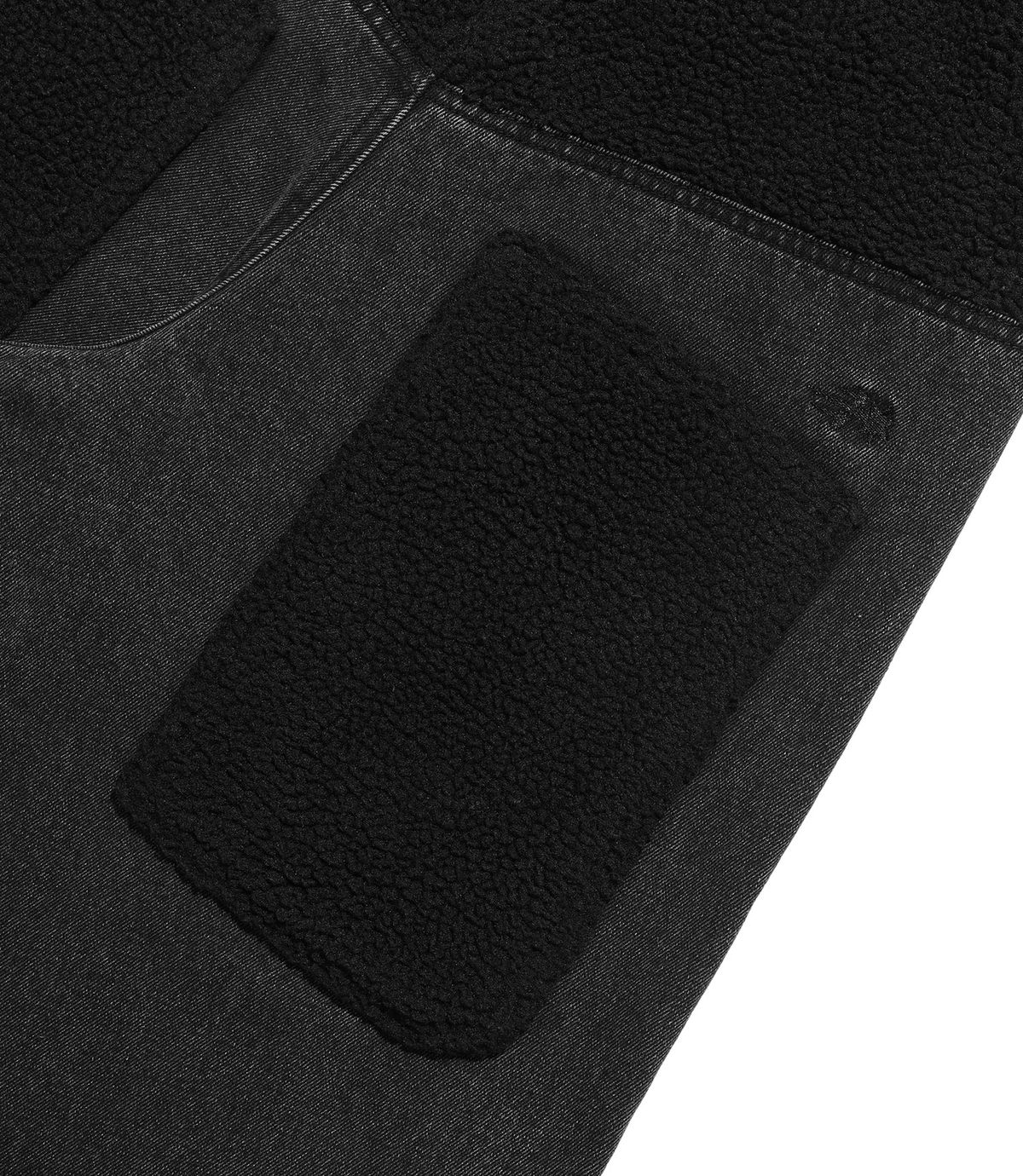 나이스고스트클럽(NICEGHOSTCLUB) SHERPA BIG POCKET JEANS_BLACK(NG2FFUD111A)