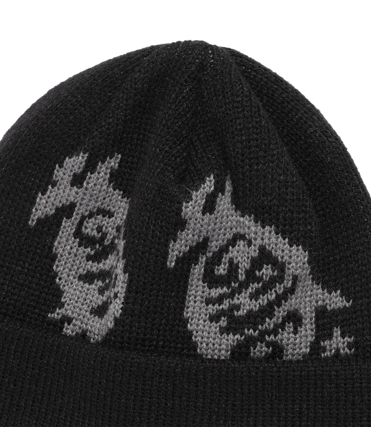 나이스고스트클럽(NICEGHOSTCLUB) GIRL GANG EYES BEANIE_BLACK(NG2FFUAB27A)