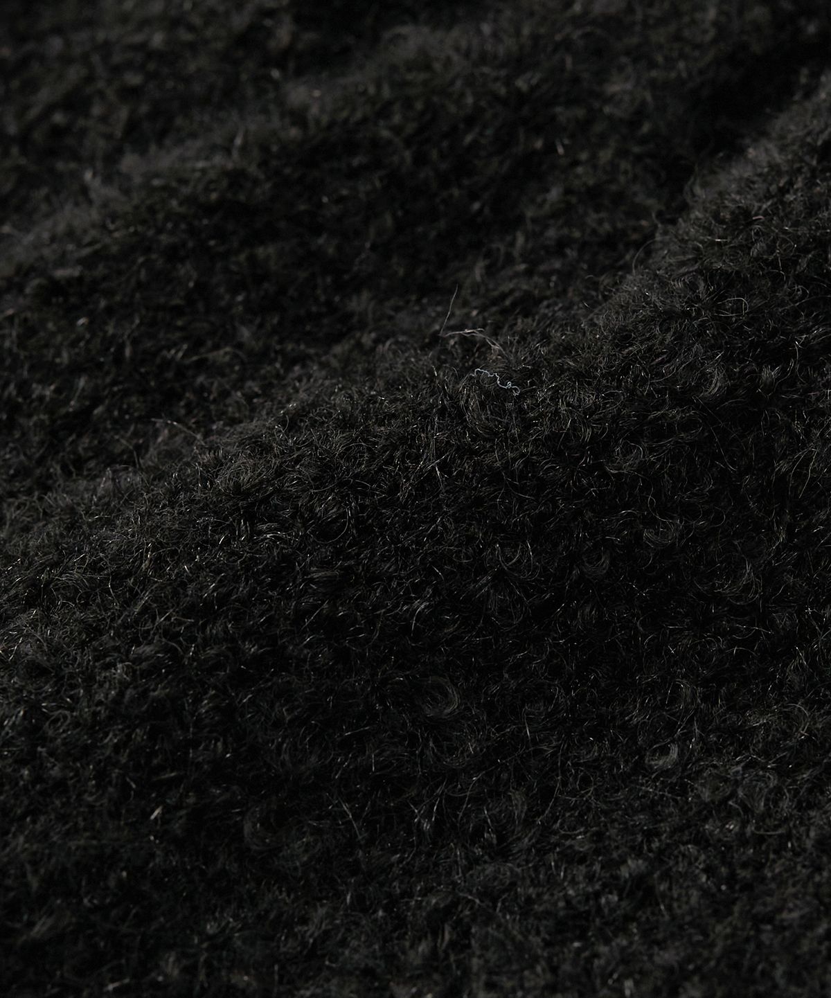토피 우먼(TOFFEE WOMEN) 헤어리 니트 비니 (BLACK)