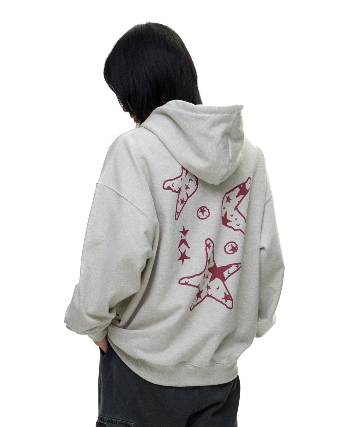 디파이클럽로버스(DEFYCLUBROBBERS) (Heavy Cotton) Dcrstar Hoodie