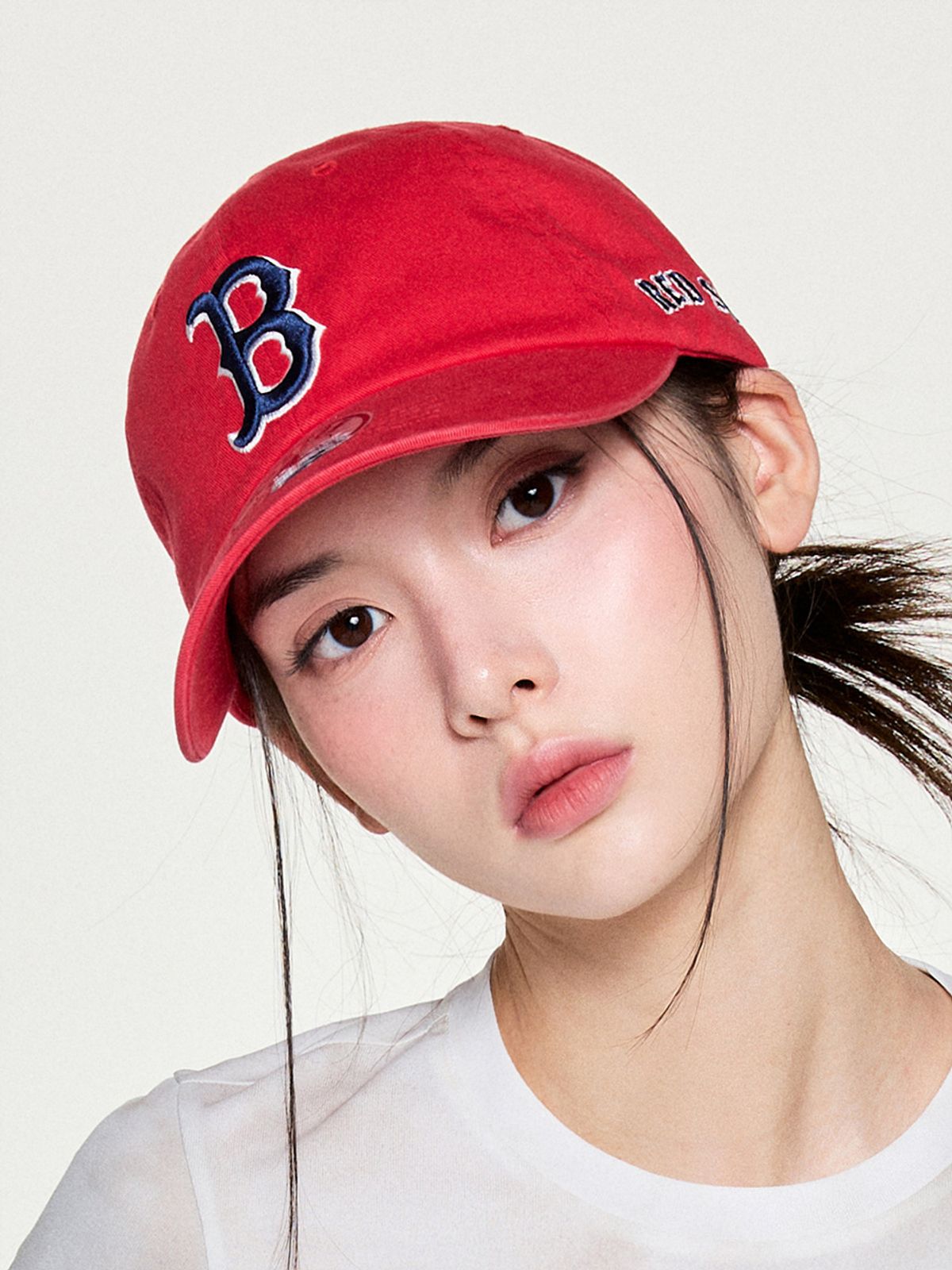 엠엘비(MLB) 시그니처 언스트럭쳐 볼캡 BOS (Red)