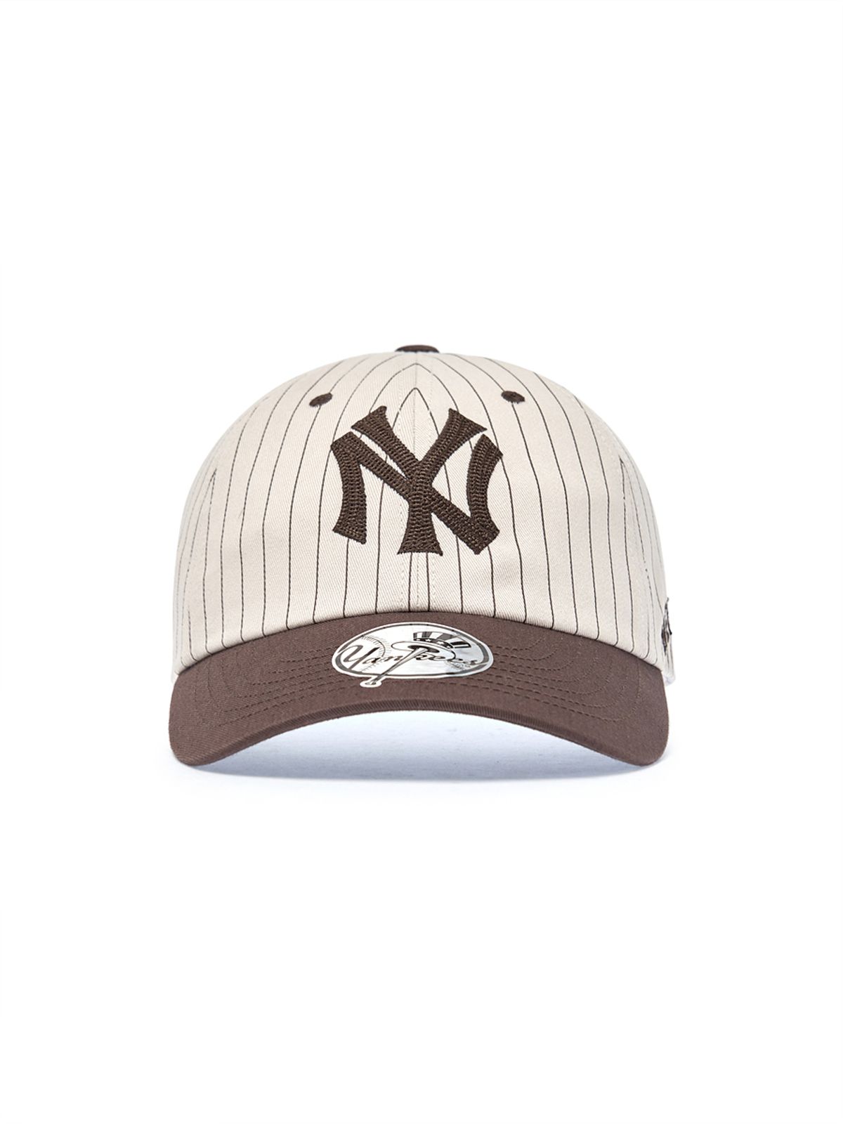 엠엘비(MLB) 시그니처 스트라이프 언스트럭쳐 볼캡 NY (D.Brown)