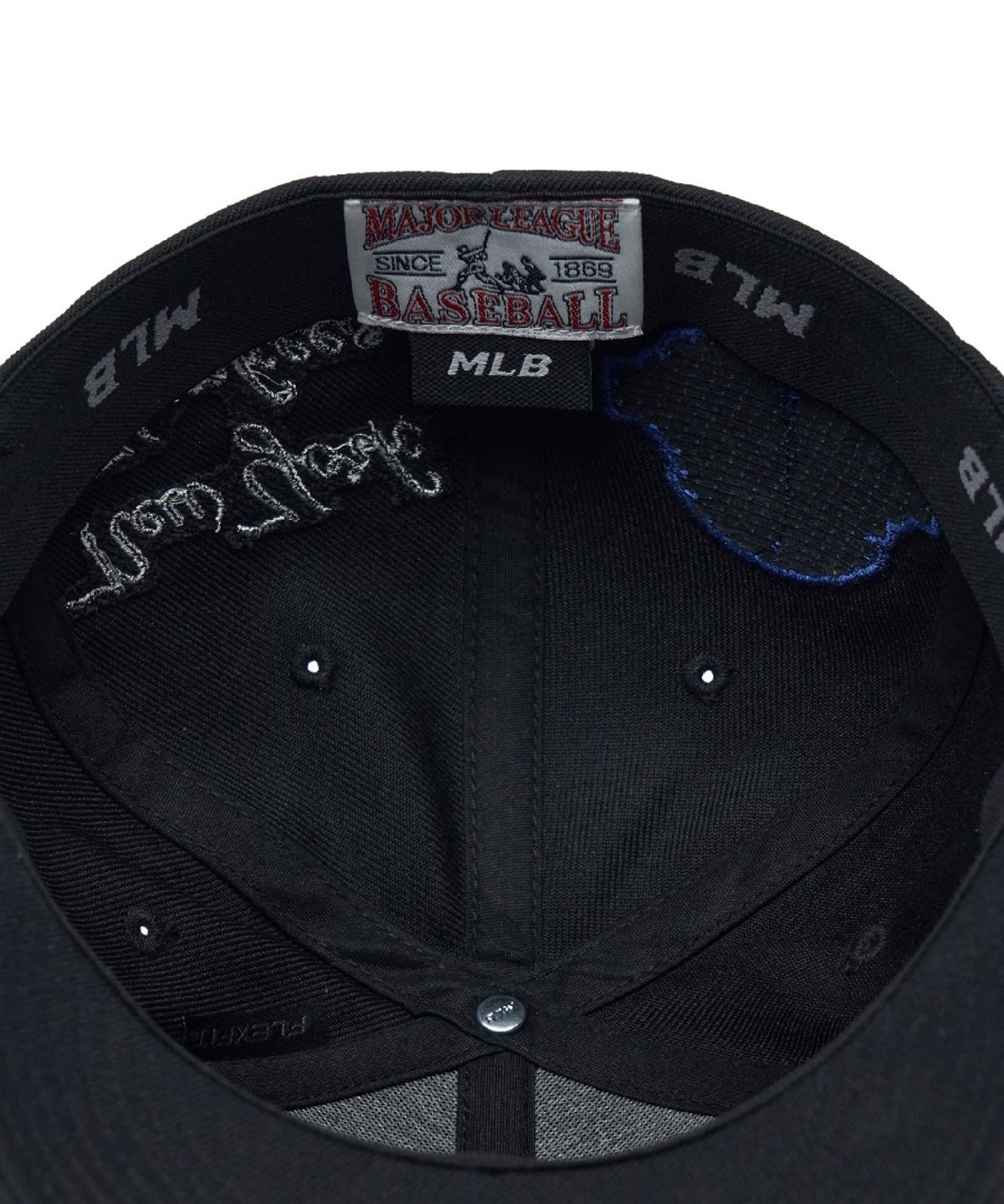 엠엘비(MLB) 시그니처 패치 스트럭쳐 볼캡 NY (Black)