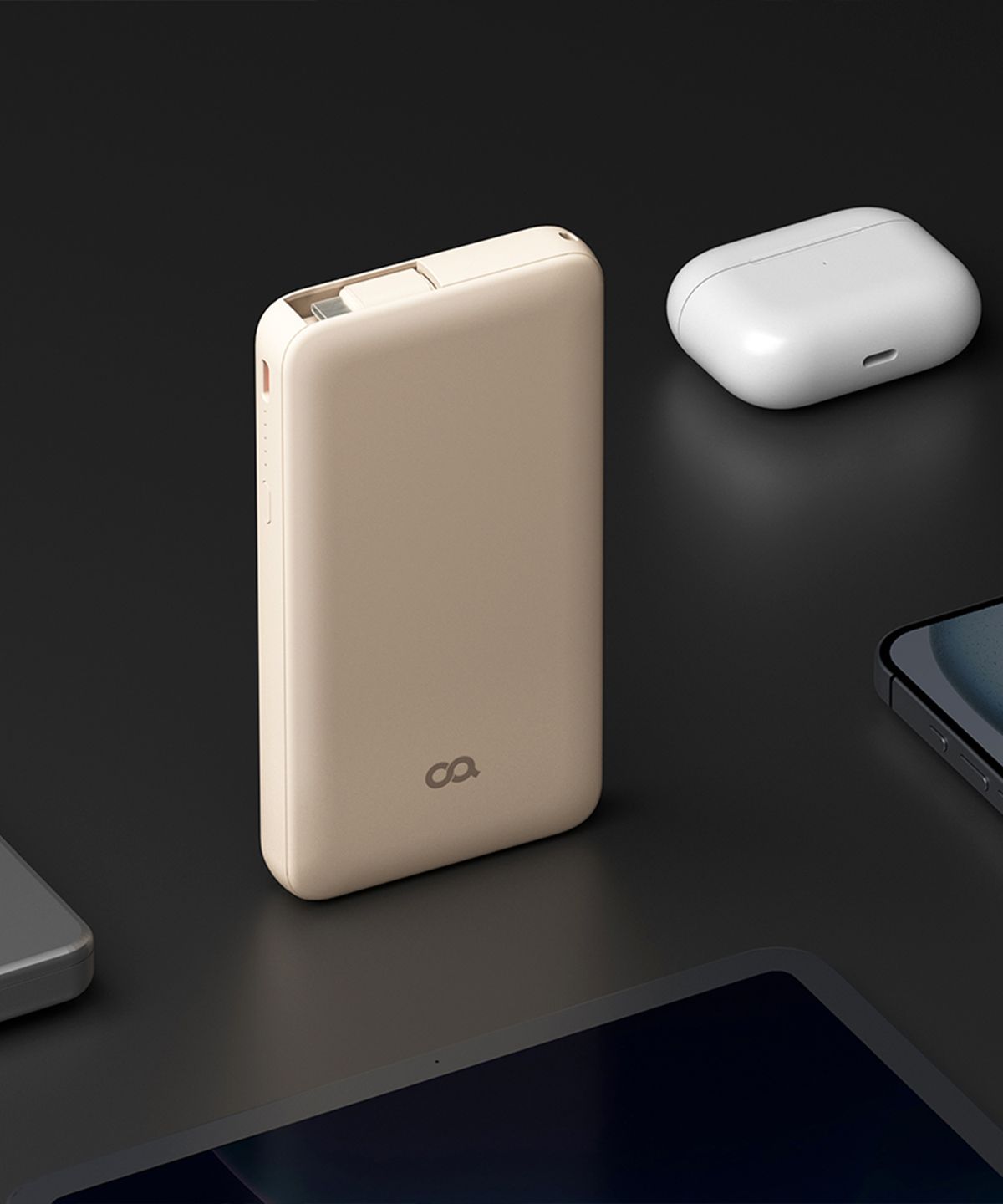 오아(OA) 퀵롤 고속충전 일체형 보조배터리 10000mAh 여행용 기내반입
