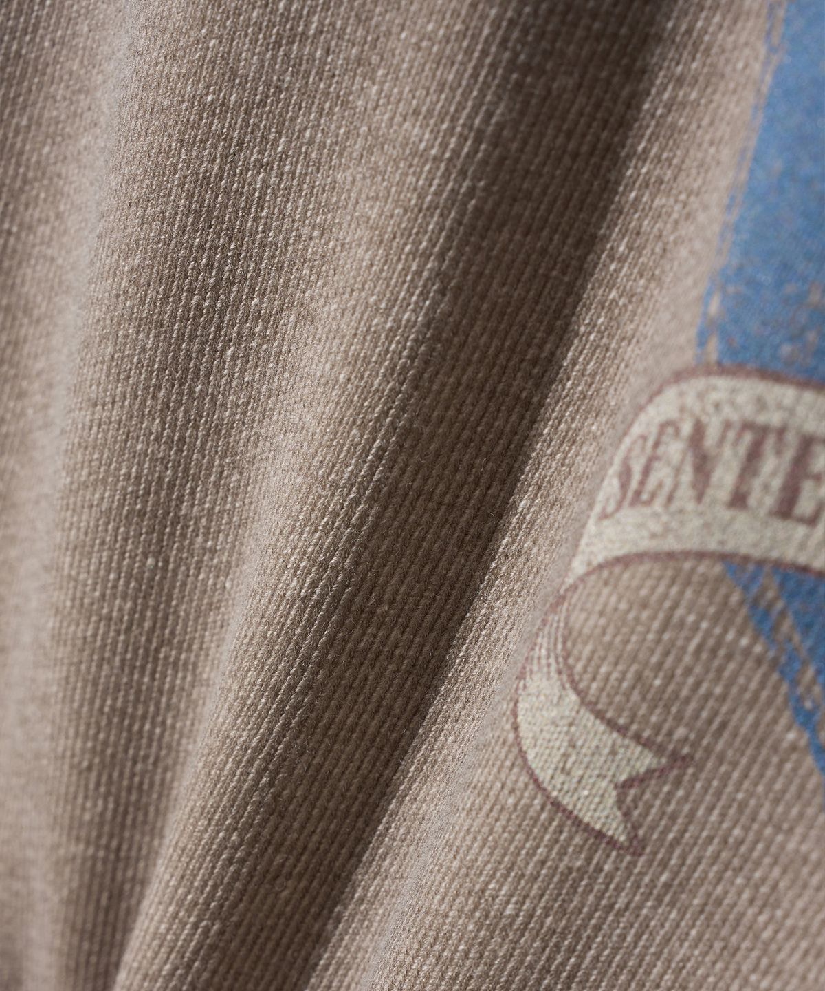더 새터데이 이브닝 포스트(THE SATURDAY EVENING POST) Heart Ship Graphic Pigment Sweat Shirt Beige