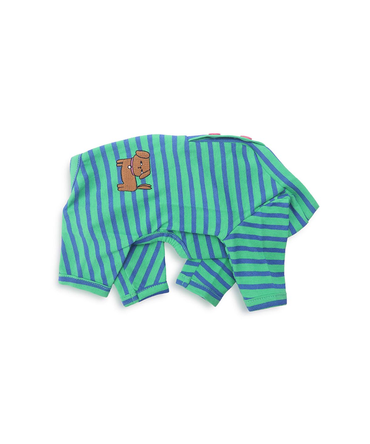 몽슈슈(MONCHOUCHOU) Hekhek Babysuit Blue/Mint