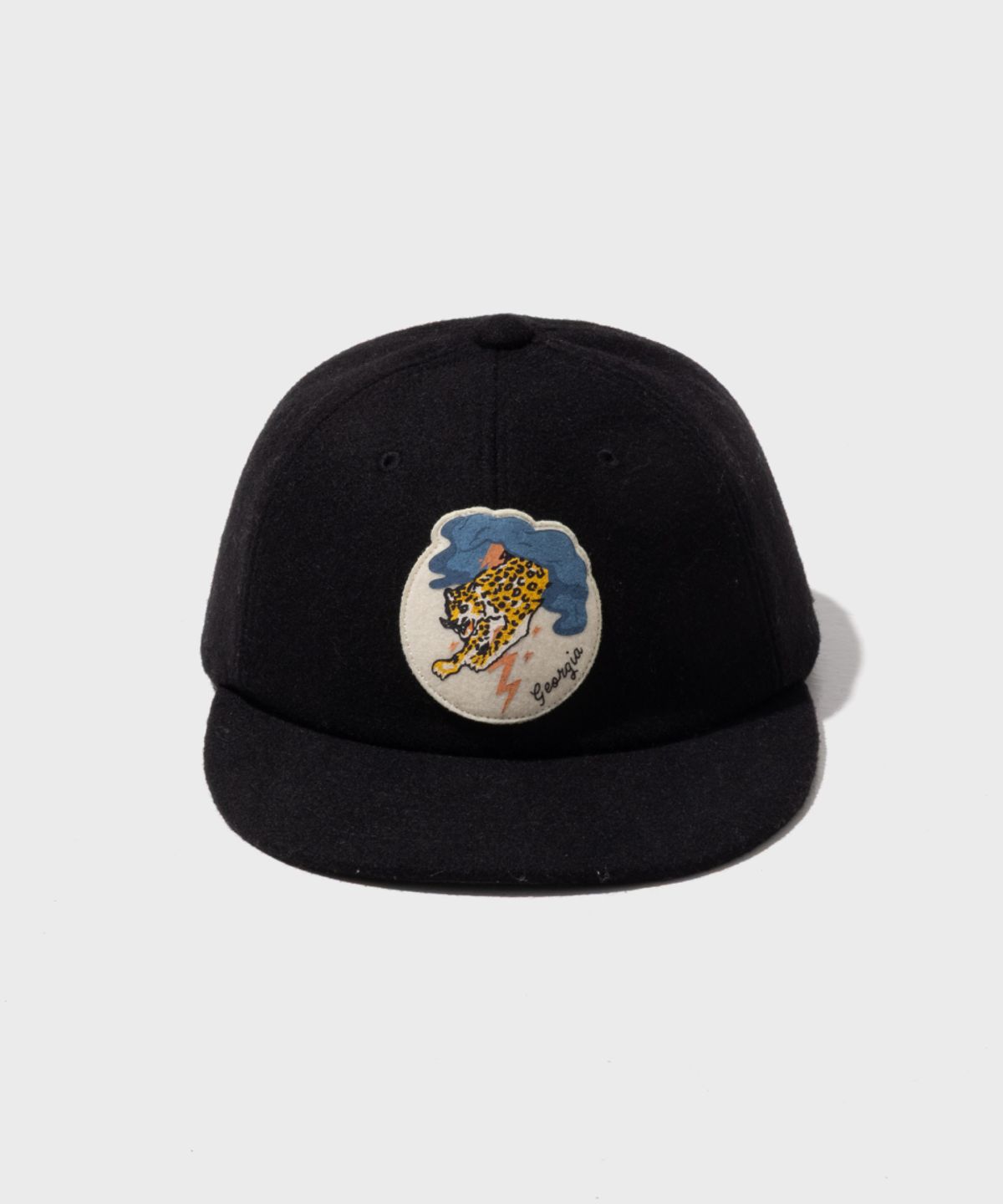 아웃스탠딩(OUTSTANDING) MIL SERIES WOOL CAP(GEORGIA)_BLACK