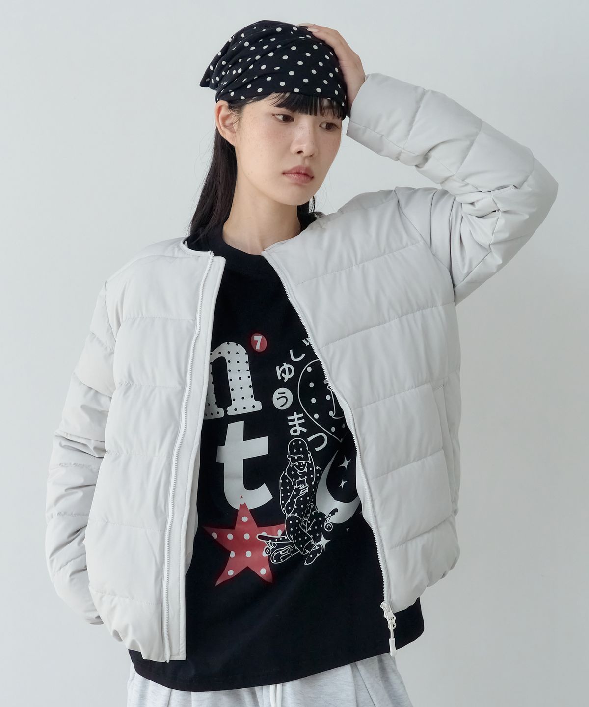 엔티비씨(NTBC) 2Way 라운드 경량 패딩 점퍼