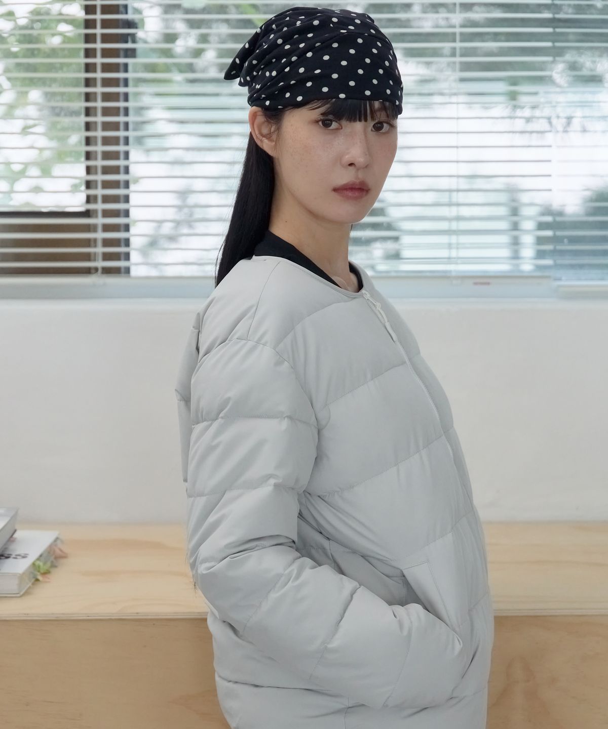 엔티비씨(NTBC) 2Way 라운드 경량 패딩 점퍼