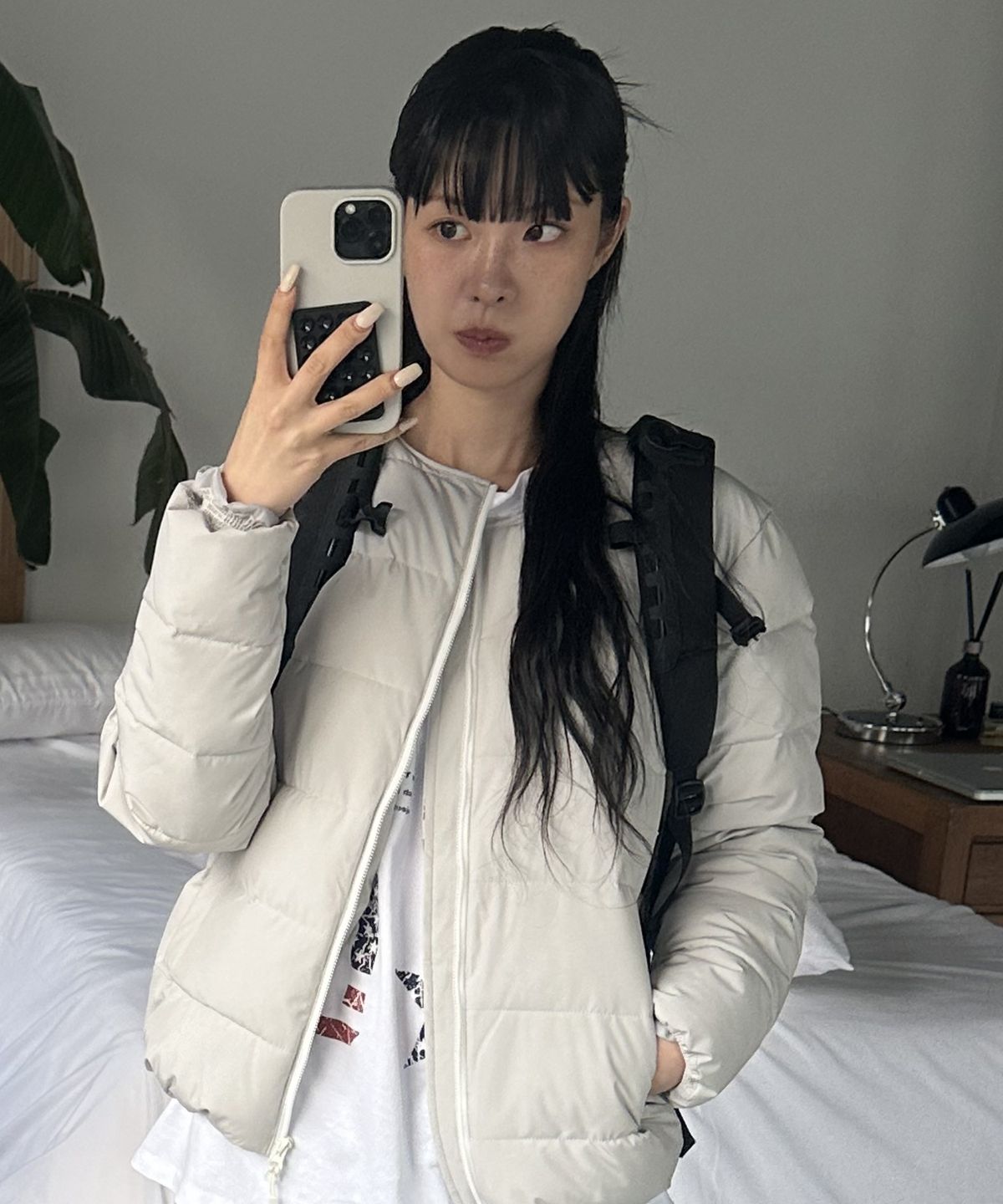 엔티비씨(NTBC) 2Way 라운드 경량 패딩 점퍼