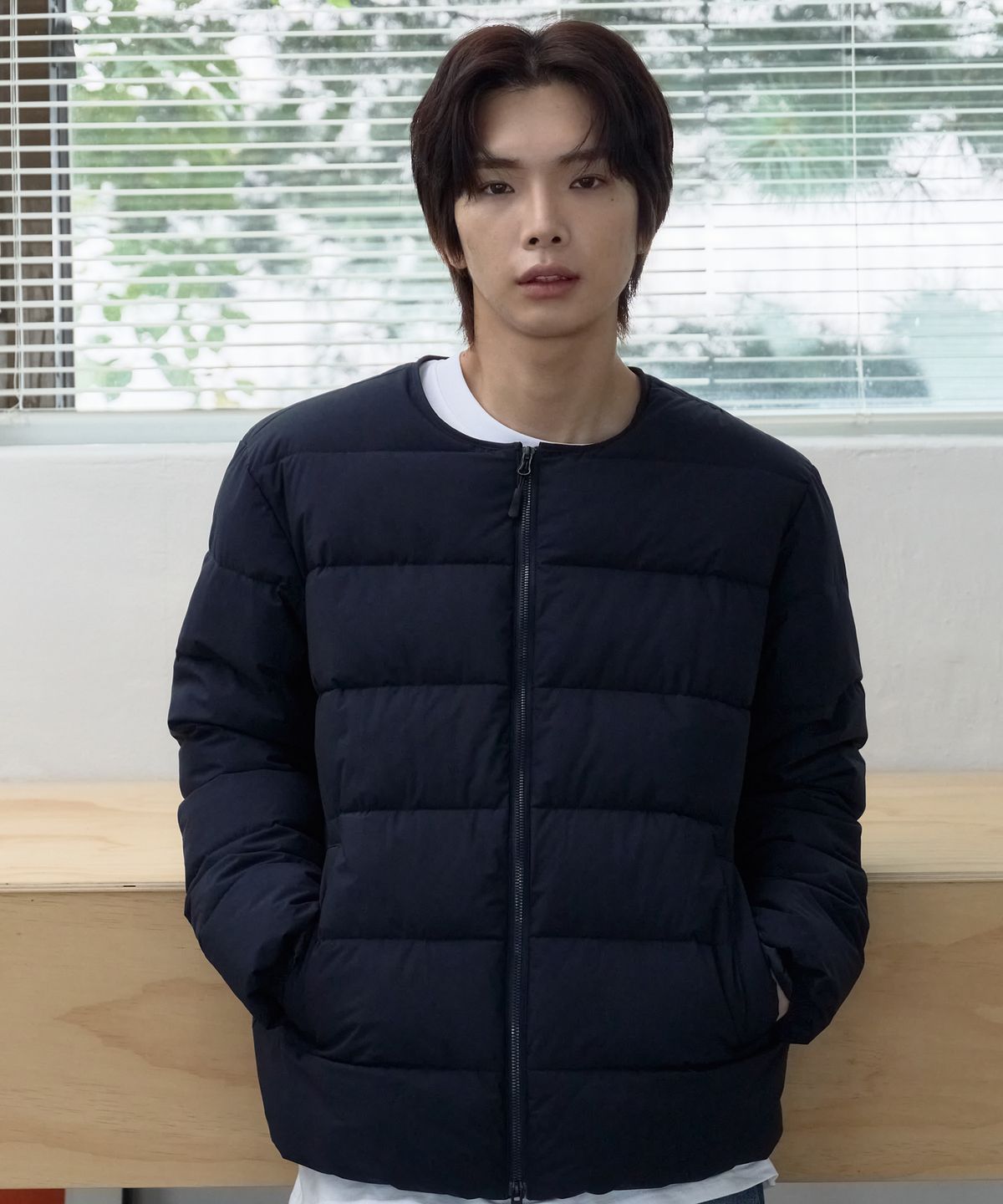 엔티비씨(NTBC) 2Way 라운드 경량 패딩 점퍼
