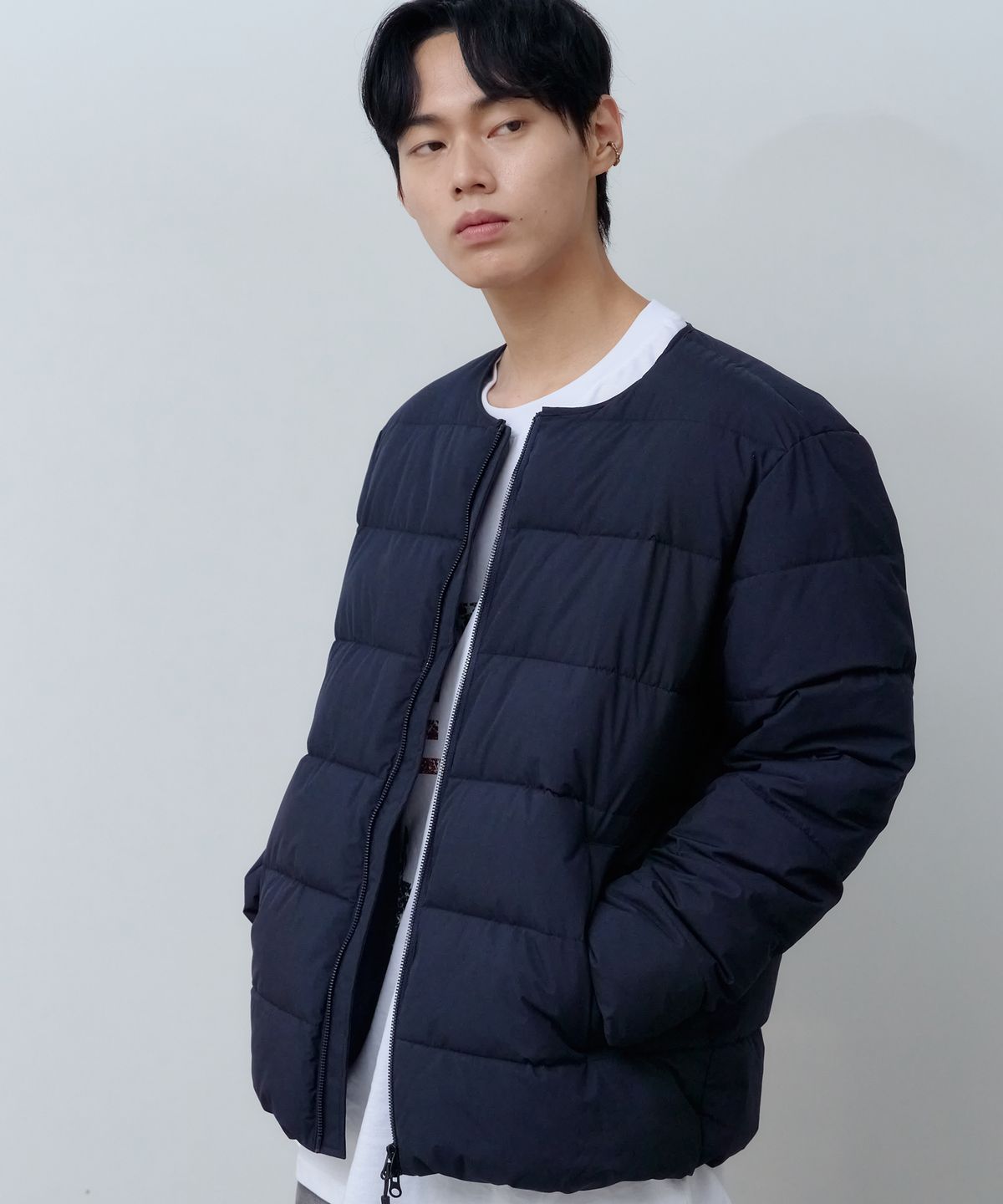 엔티비씨(NTBC) 2Way 라운드 경량 패딩 점퍼