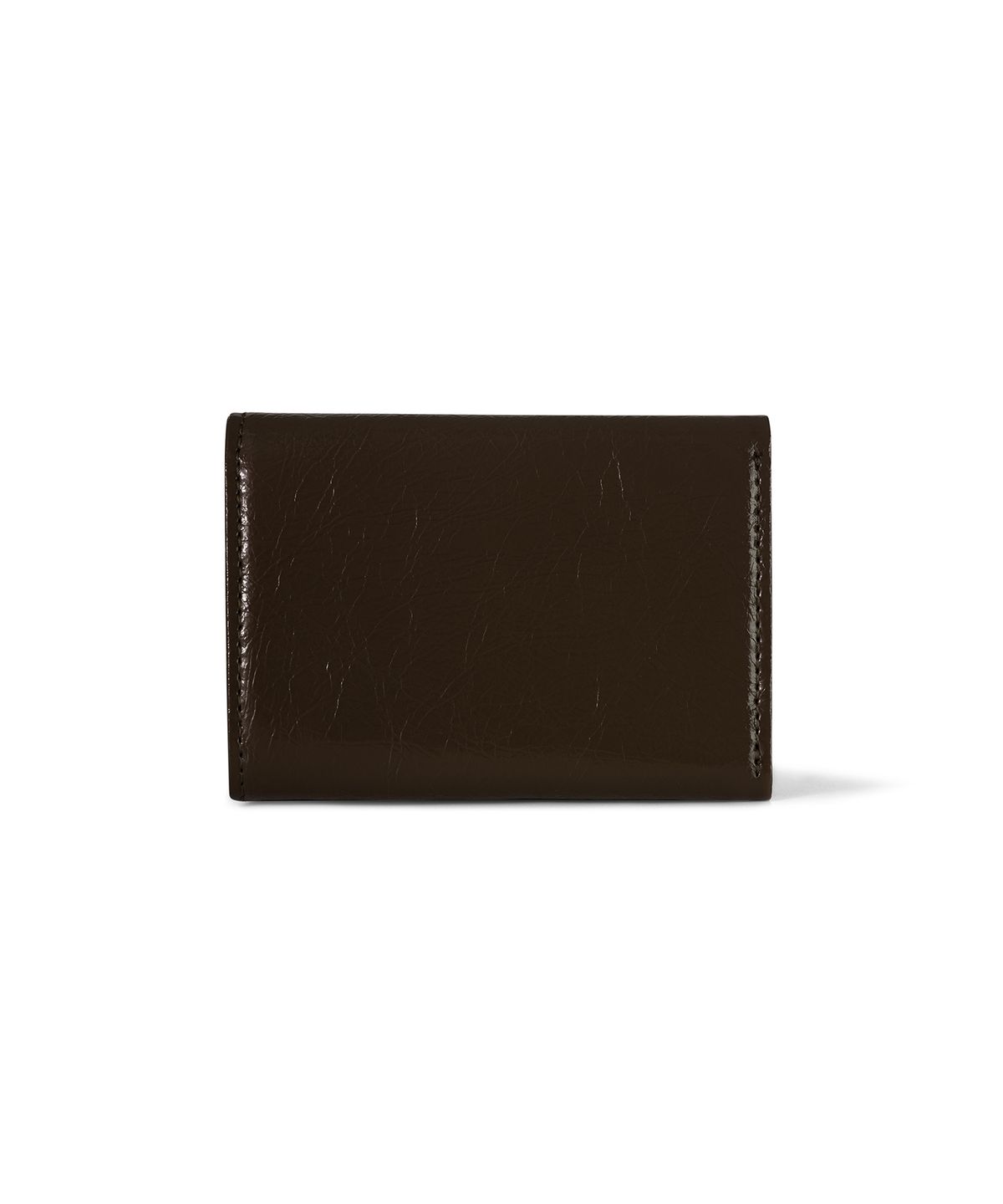 페넥(FENNEC) CRINKLE HALFMOON MINI WALLET - ESPRESSO