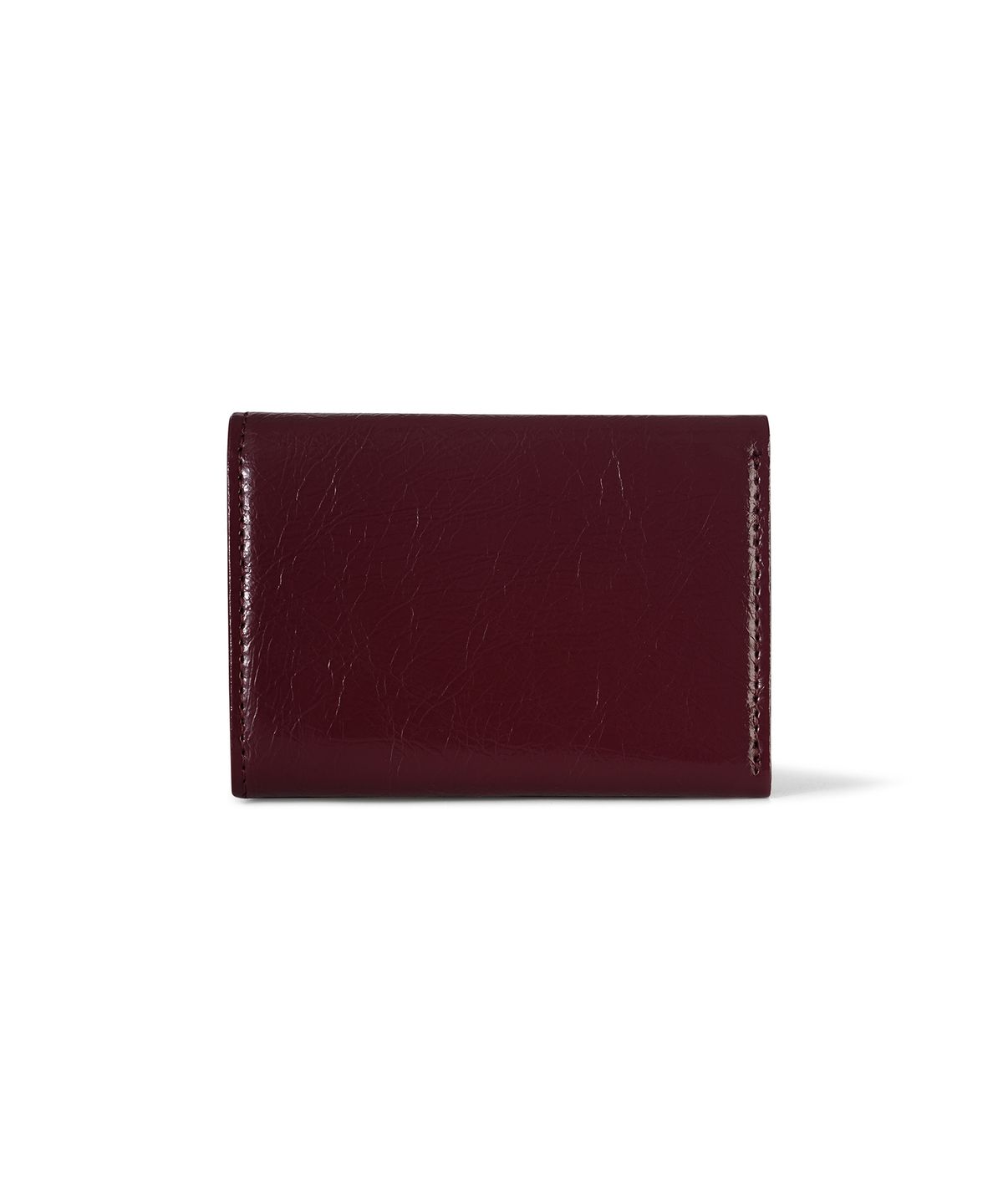 페넥(FENNEC) CRINKLE HALFMOON MINI WALLET - DEEP CHERRY